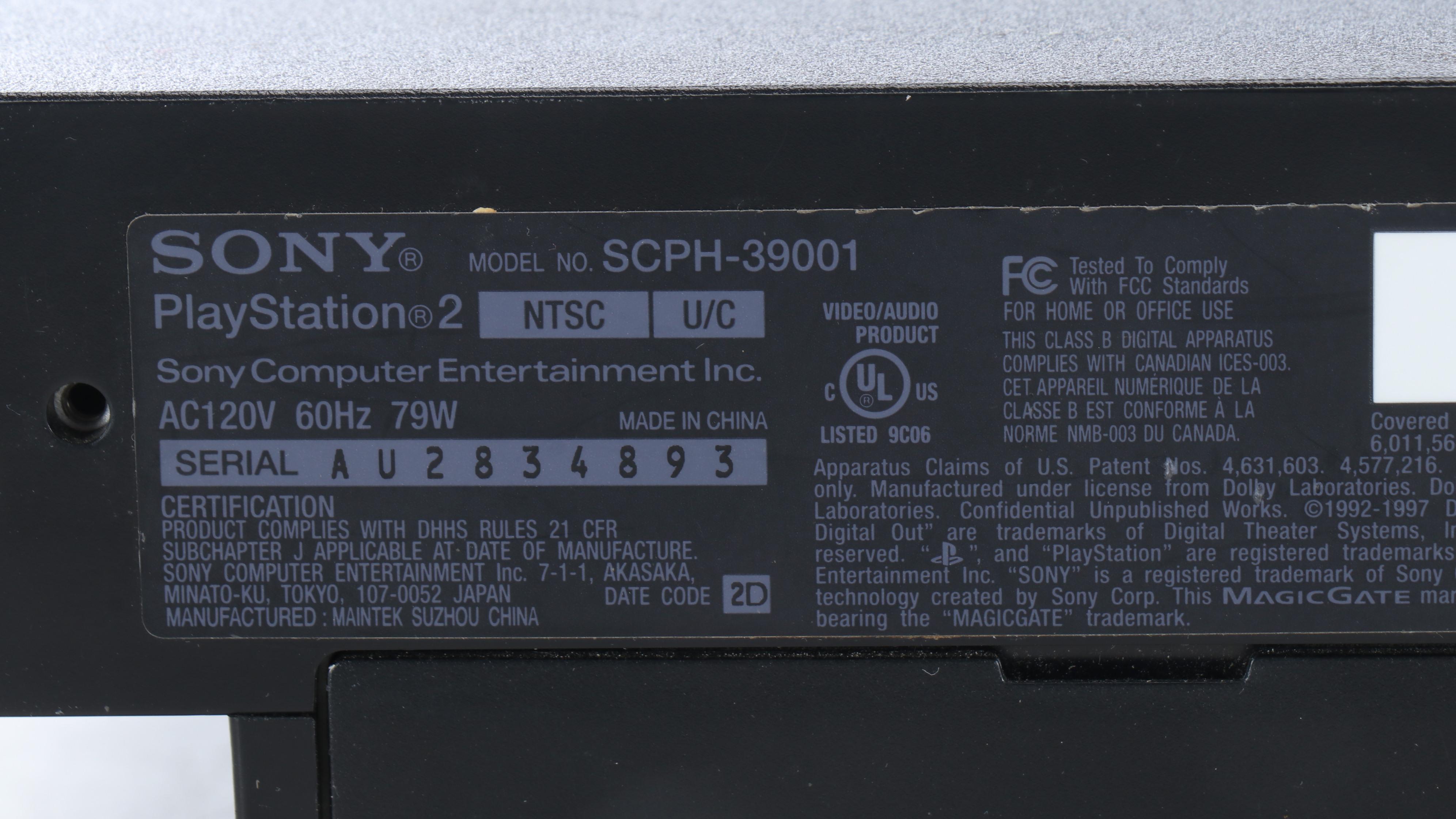 Sony Playstation 2 with Controllers, Guitars, Games and More Accessories