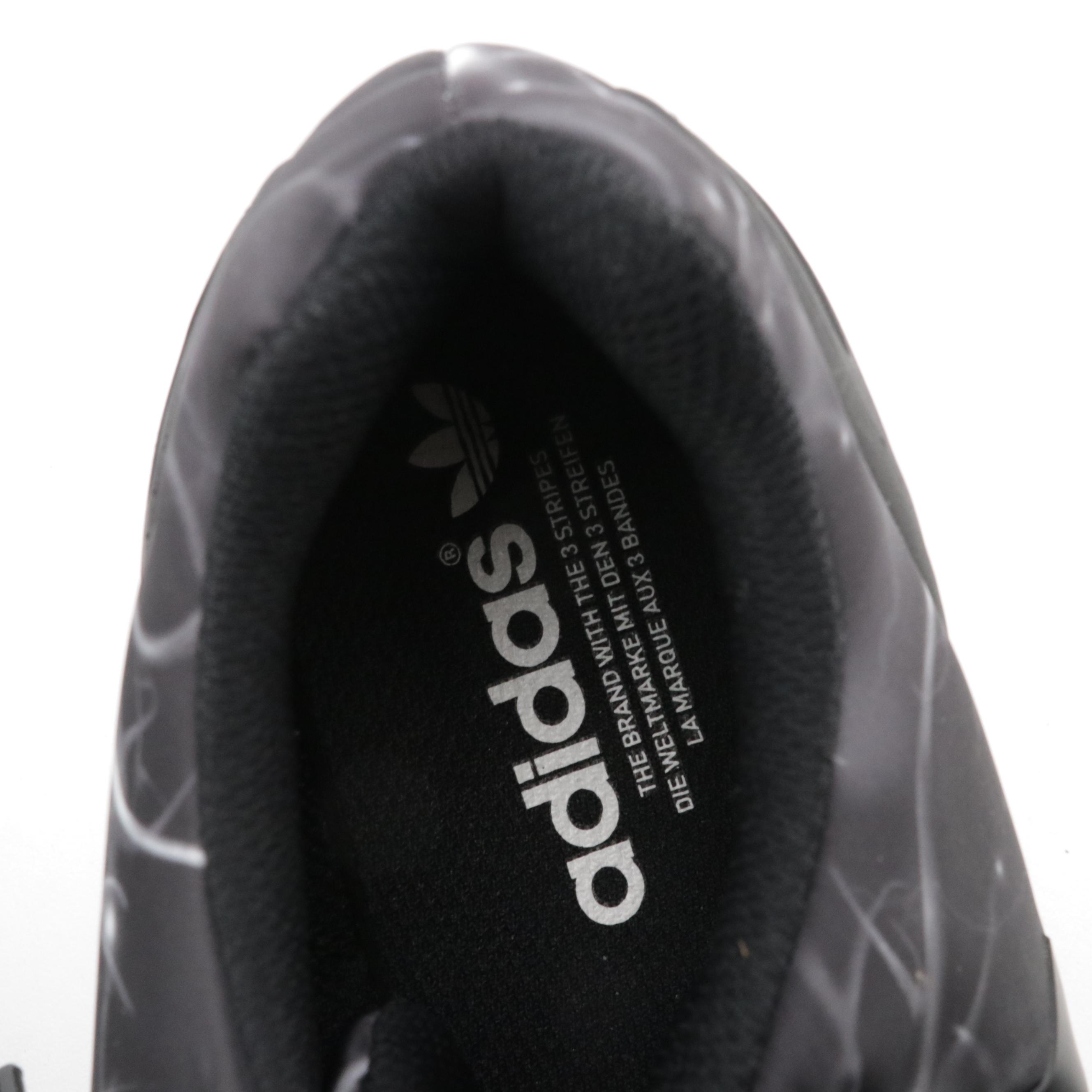 Men's Nike Air Max and Adidas ZX Flux Sneakers in Gray and Black Colorway