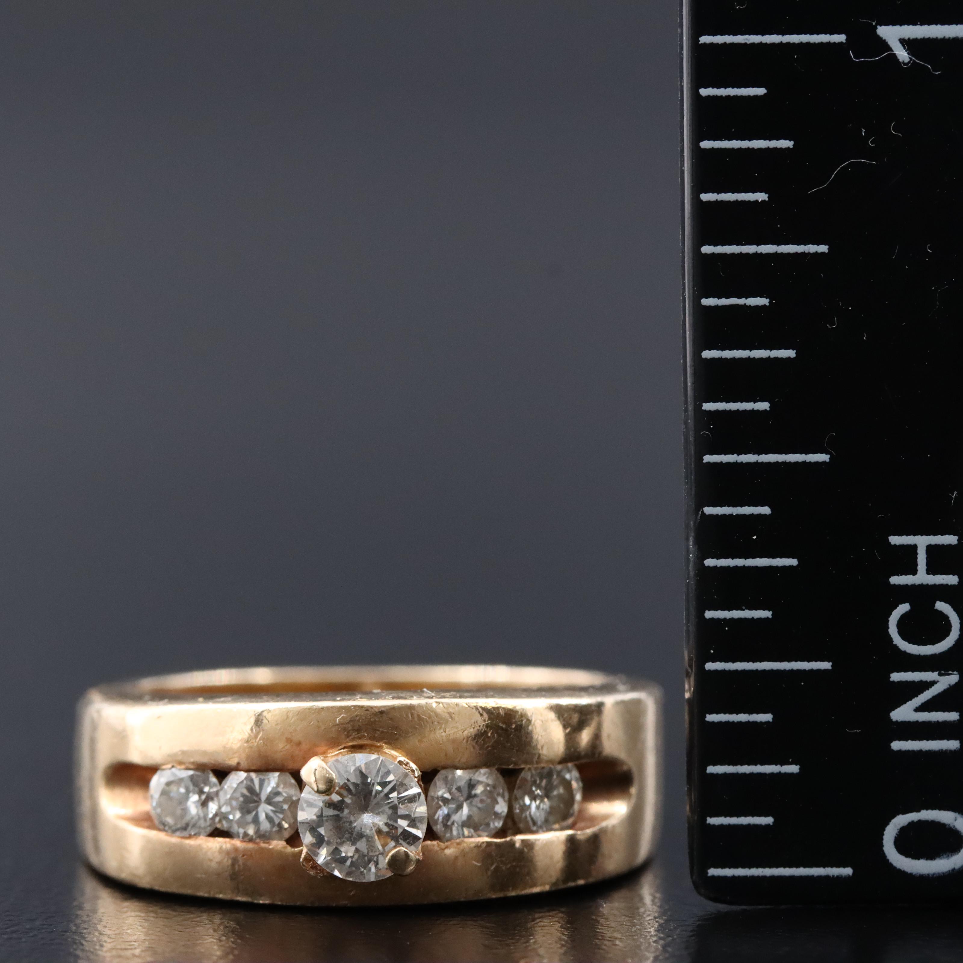 14K 0.50 CTW Diamond Ring