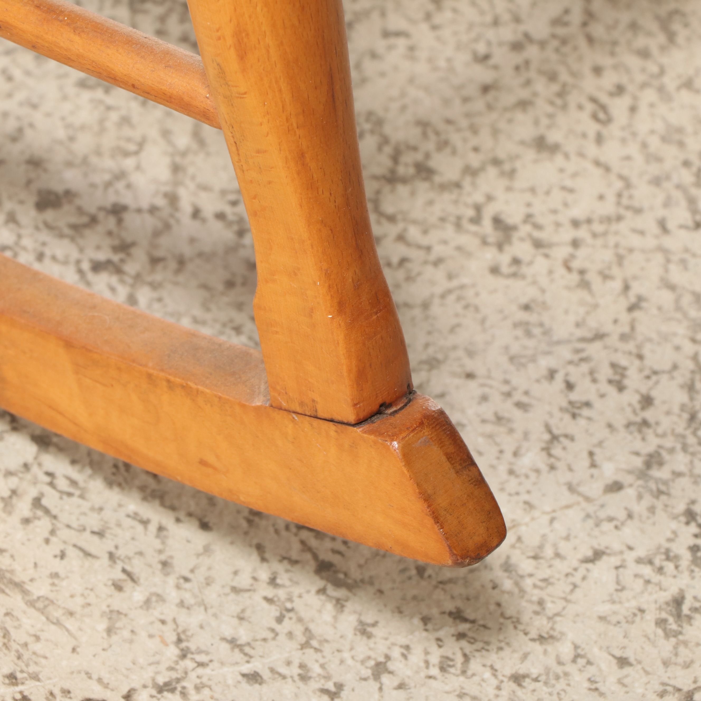 Eastlake Style Rocking and Jacobean Revival Style Cane Bottom Dining Chairs