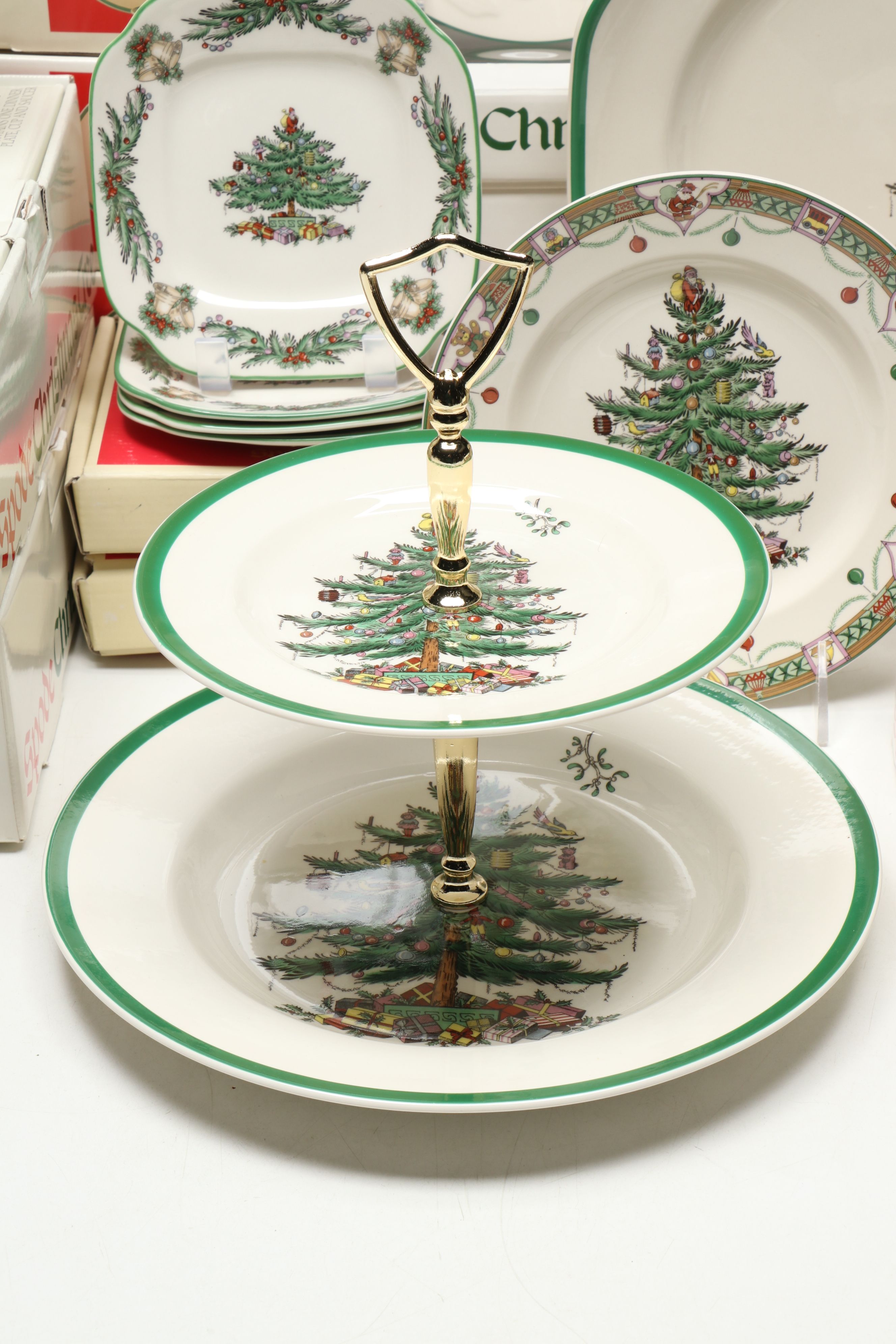 Spode "Christmas Tree" Ceramic Collector Plates
