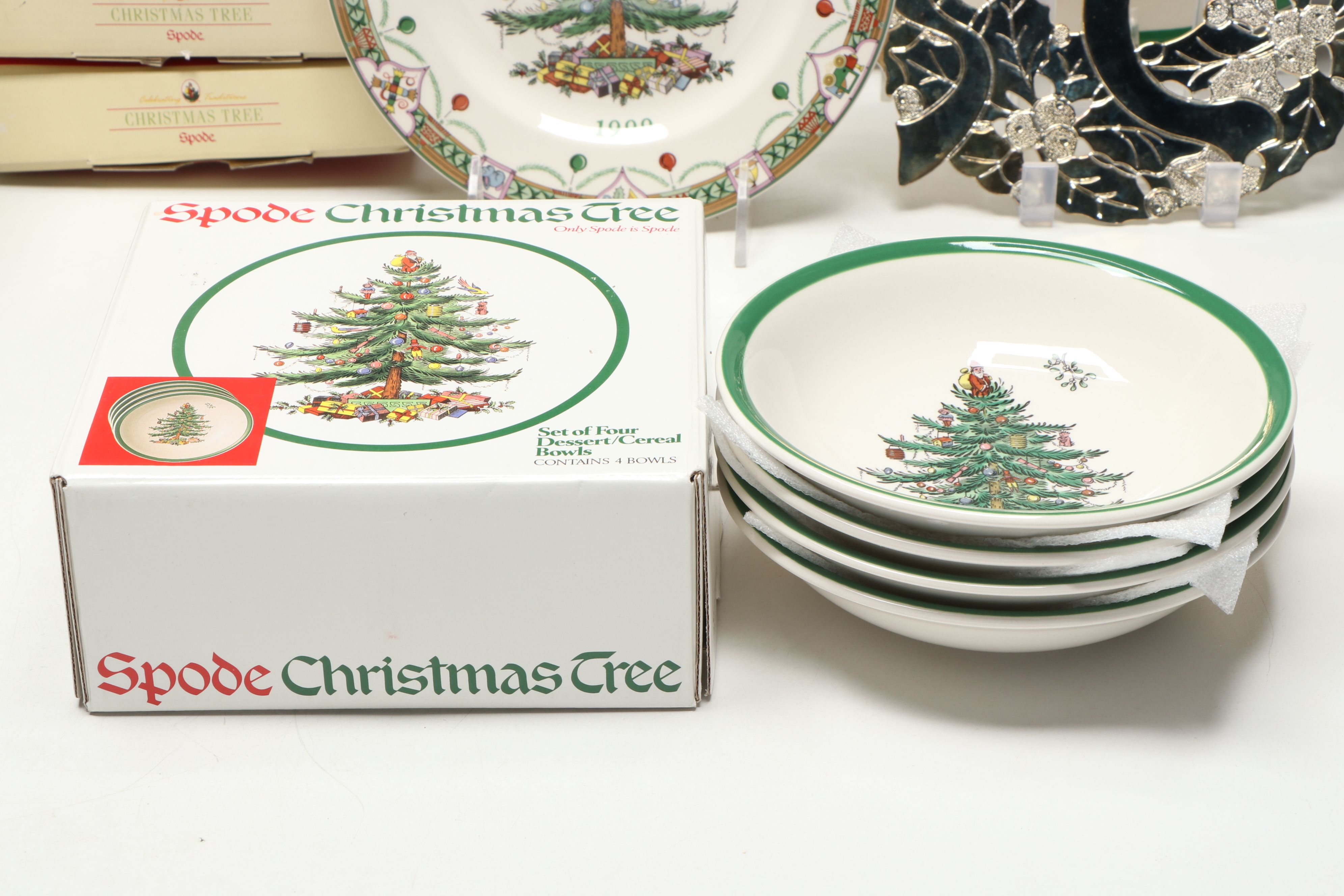 Spode "Christmas Tree" Ceramic Collector Plates