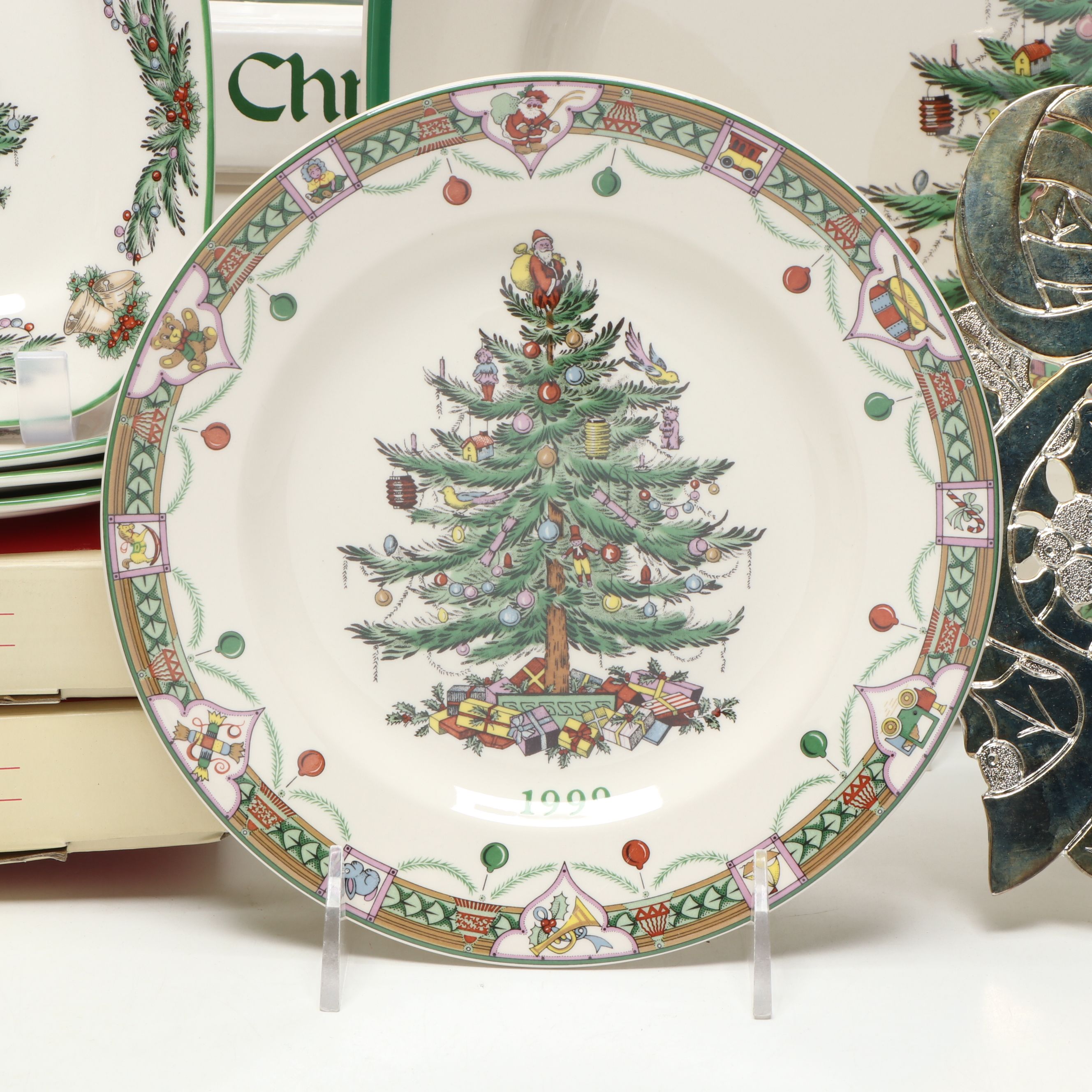 Spode "Christmas Tree" Ceramic Collector Plates