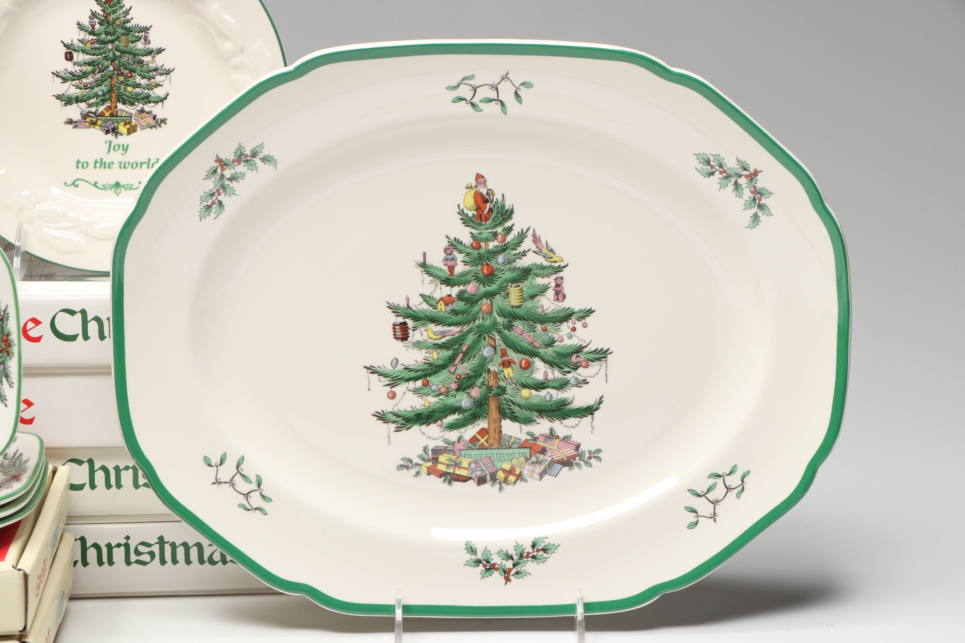 Spode "Christmas Tree" Ceramic Collector Plates