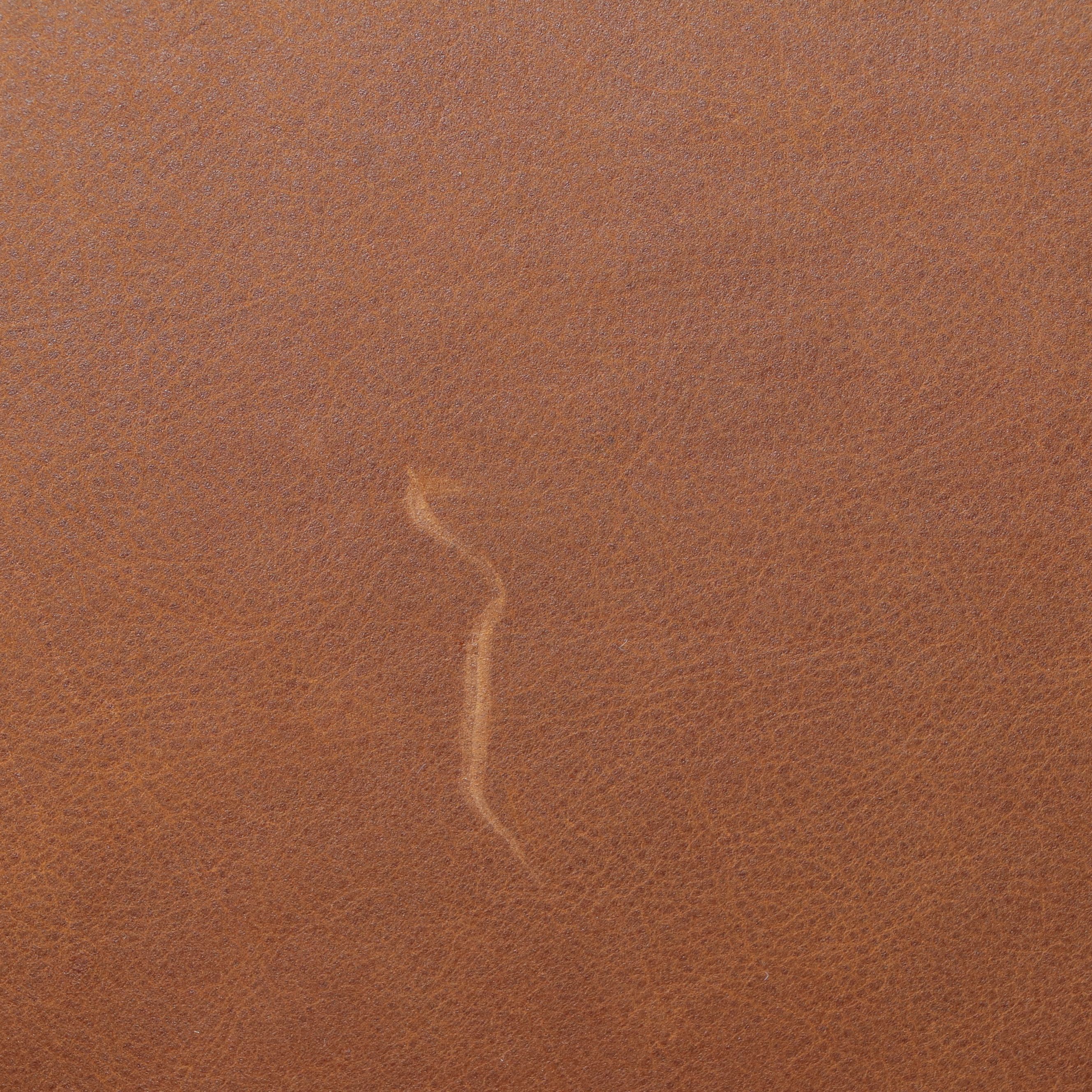 Arhaus Contemporary "Pecan" Leather Upholstered Recliner