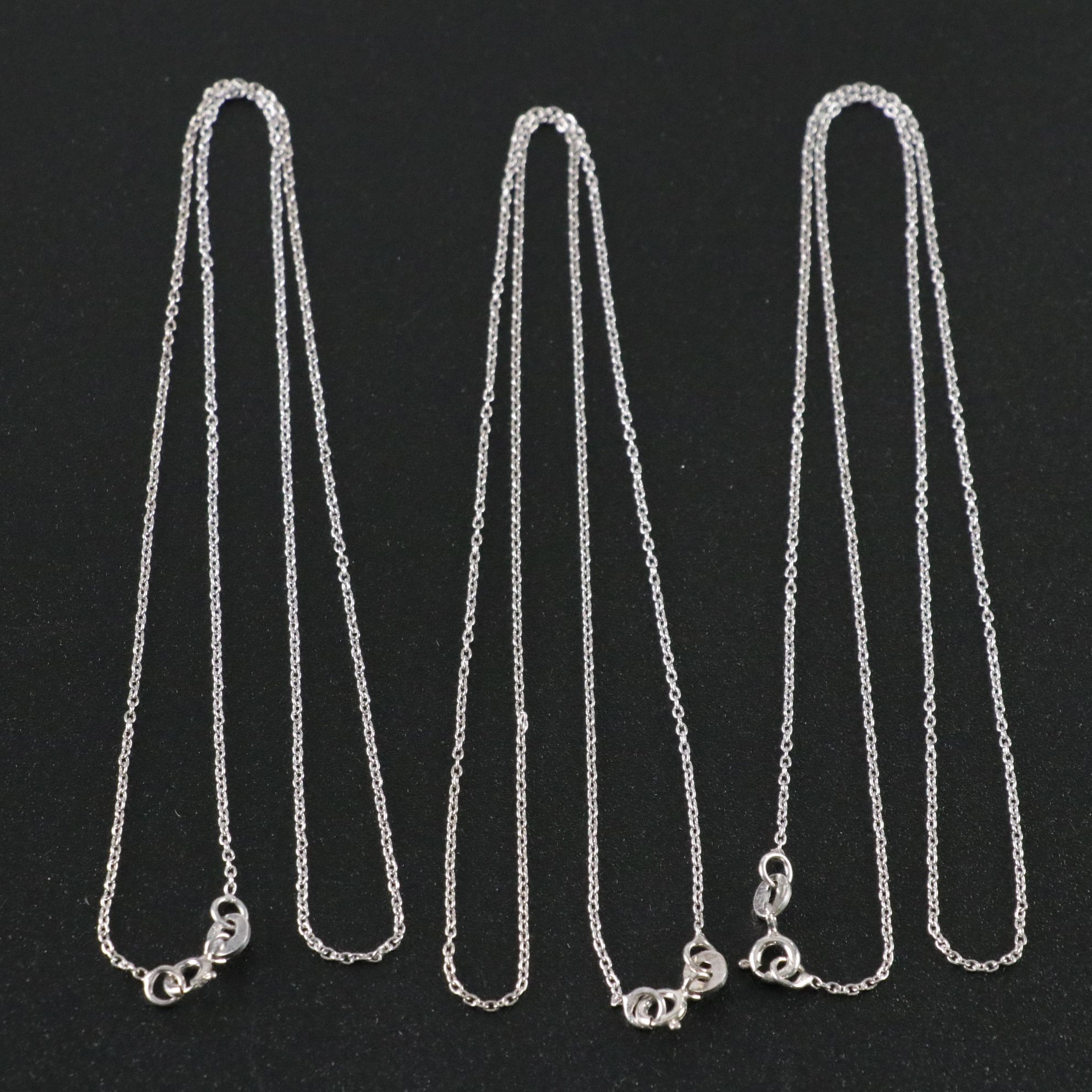 14 Assorted Sterling Silver Rings, Necklaces and Earrings