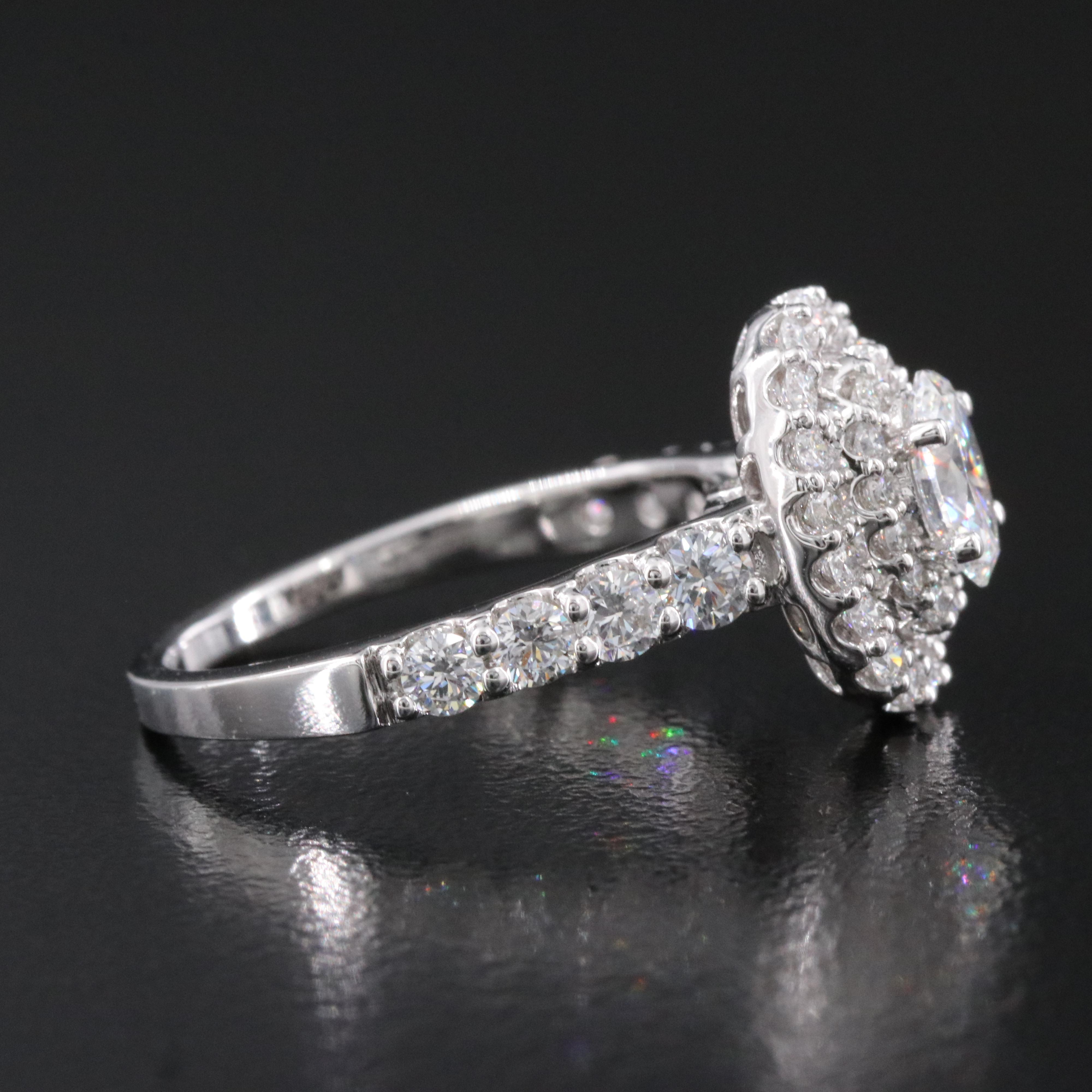 14K 1.53 CTW Lab Grown Diamond Ring