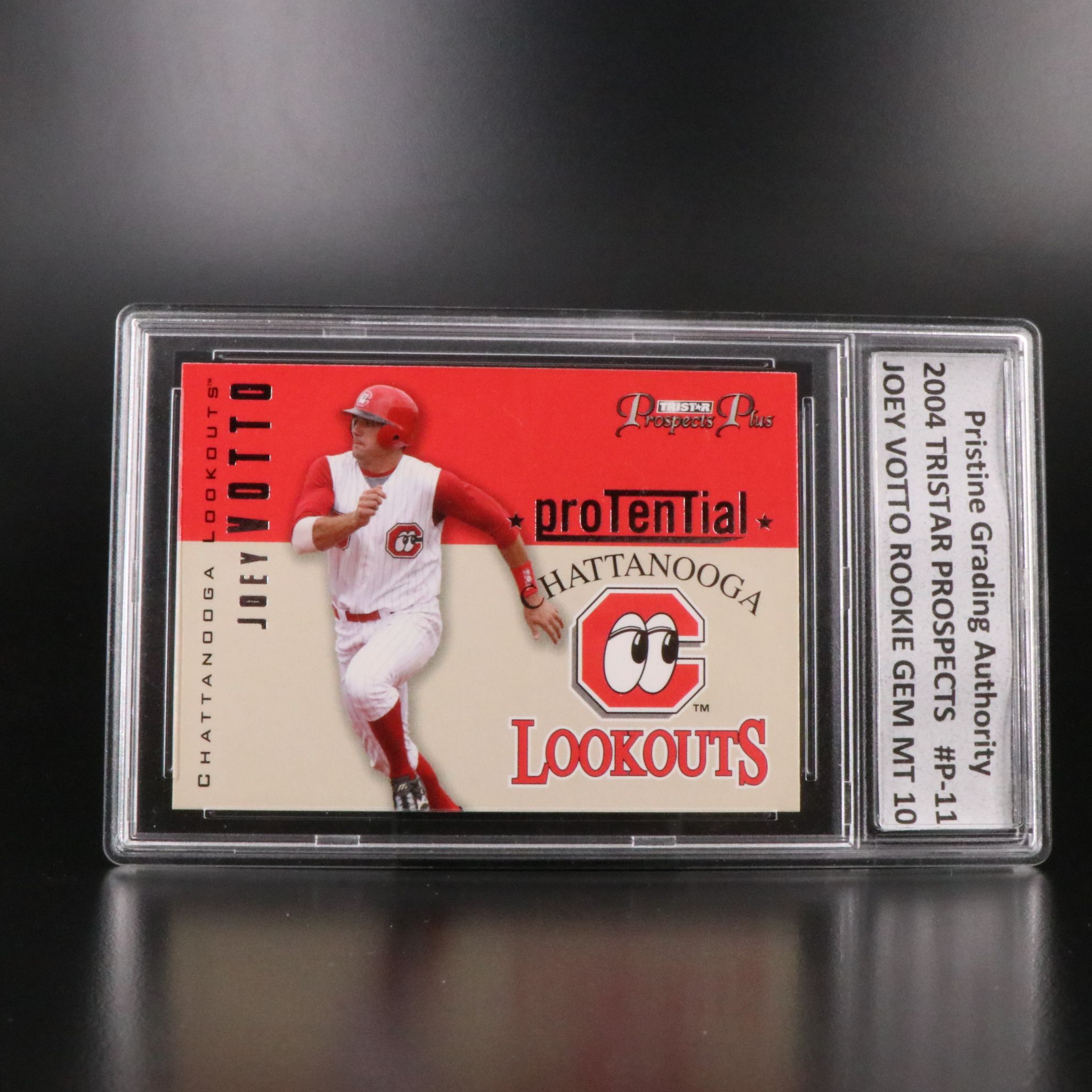 Slabbed Joey Votto Cincinnati Reds Prospect and Rookie Baseball Cards