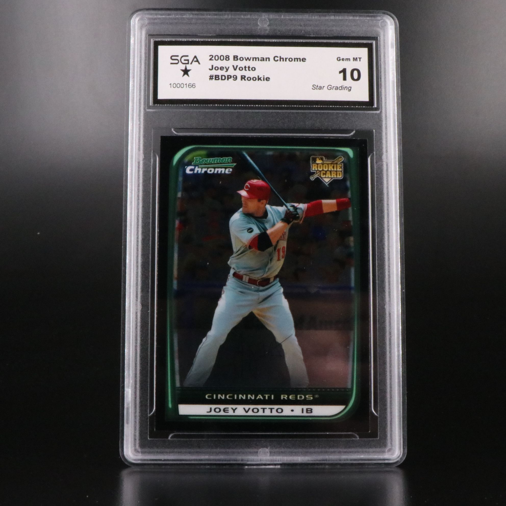 Slabbed Joey Votto Cincinnati Reds Prospect and Rookie Baseball Cards