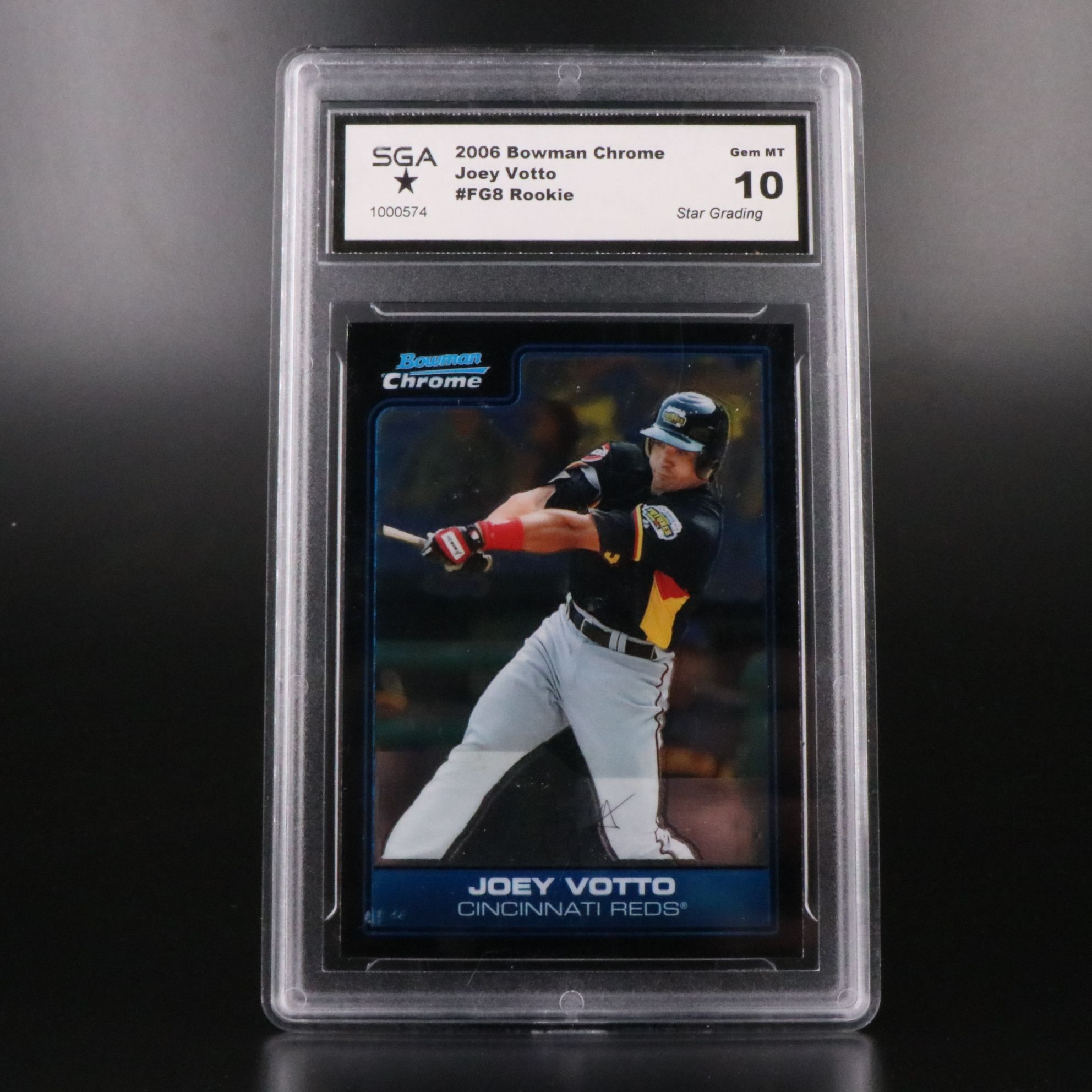 Slabbed Joey Votto Cincinnati Reds Prospect and Rookie Baseball Cards