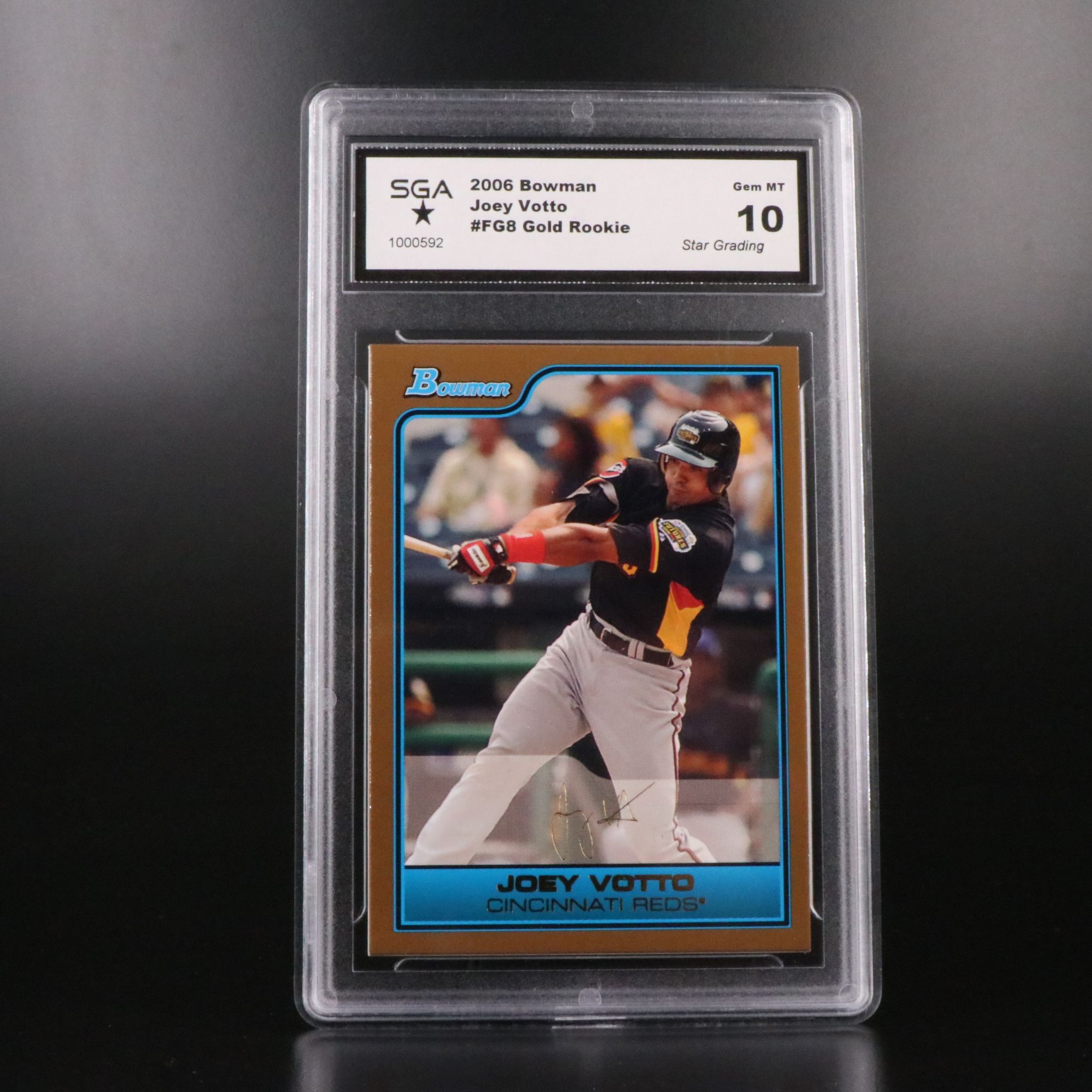 Slabbed Joey Votto Cincinnati Reds Prospect and Rookie Baseball Cards