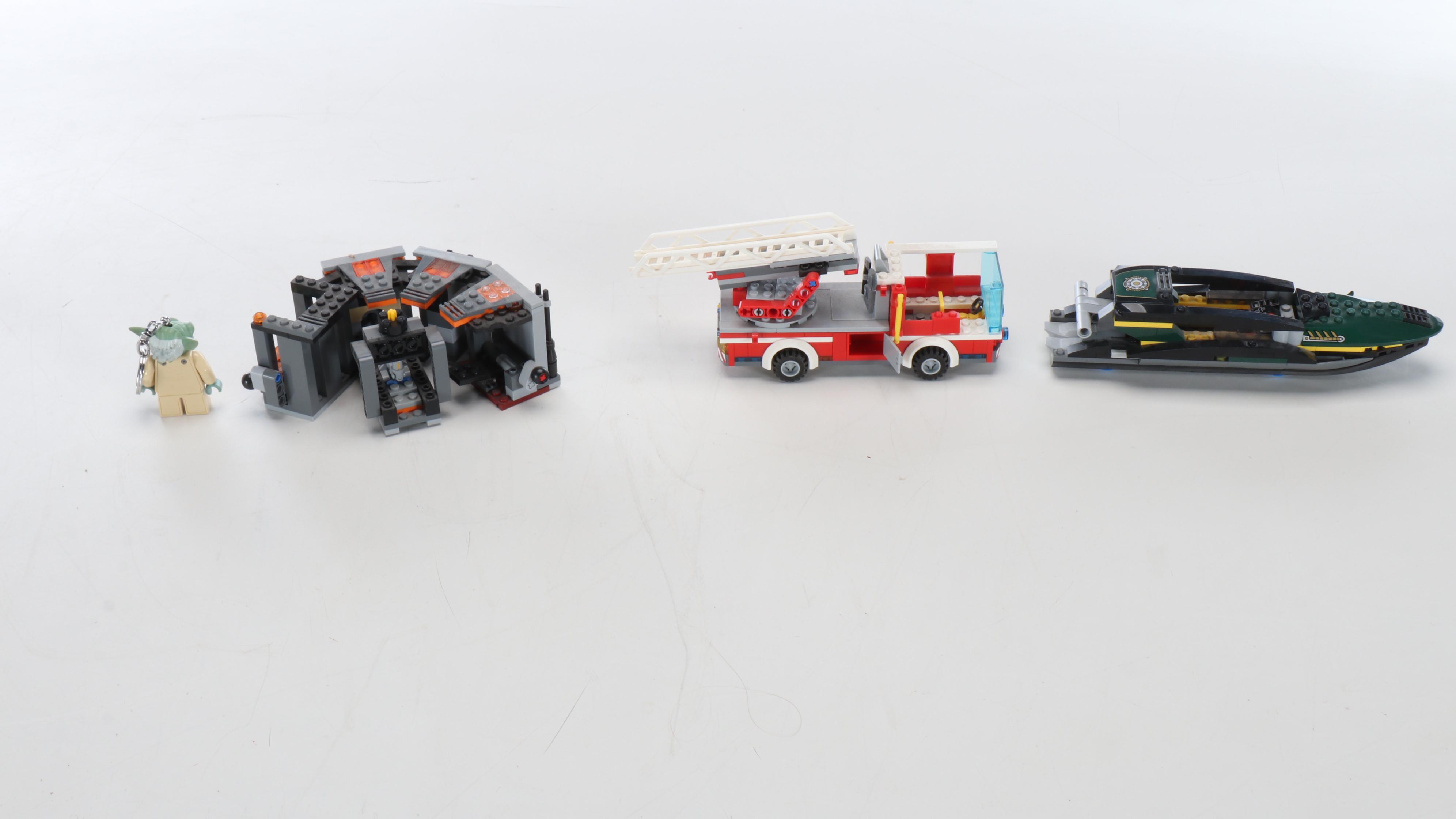 LEGO Western Characters, Construction Crane and Assorted Building Blocks