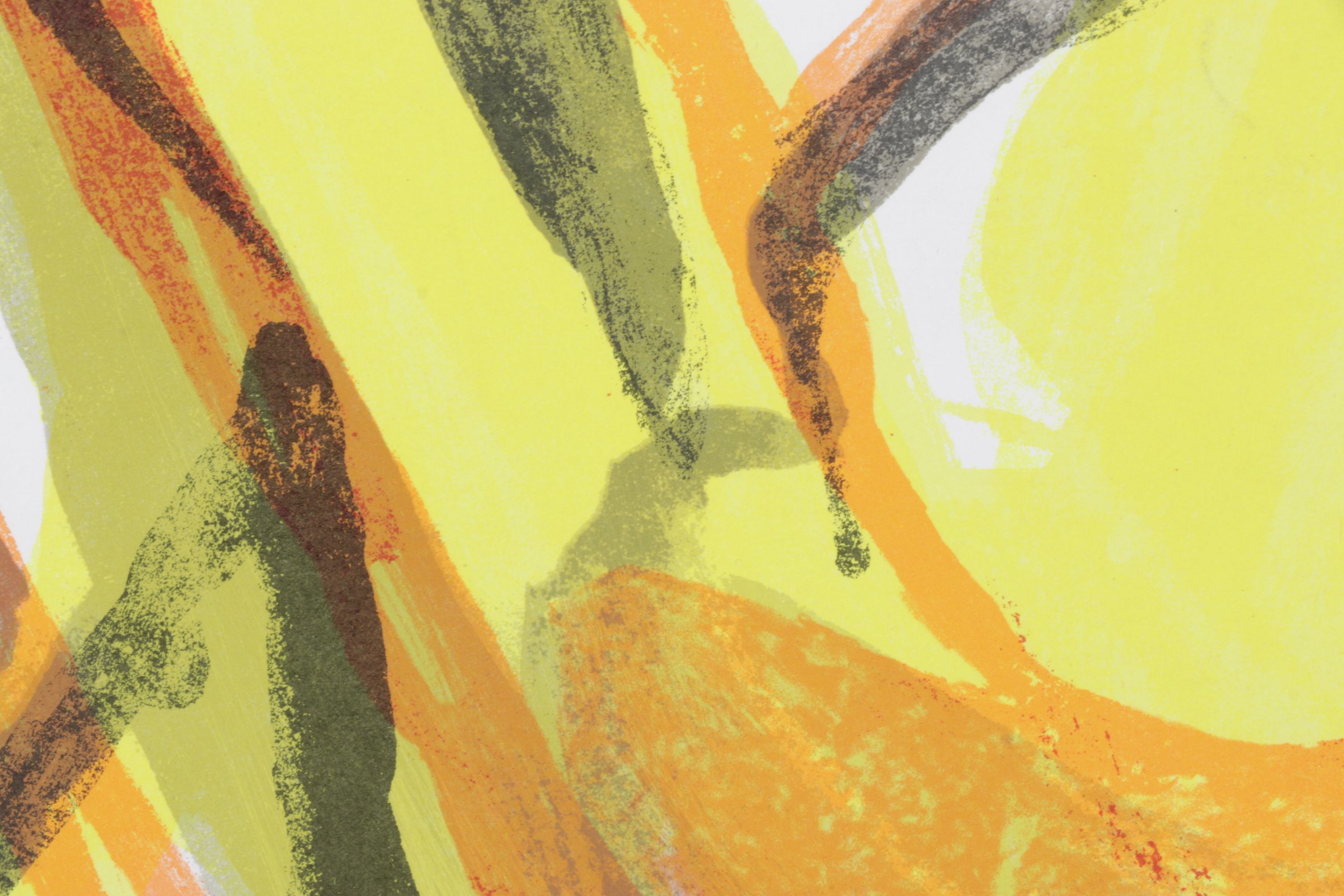 Bram van Velde Color Lithograph Cover Art for "Derriere le Miroir", 1975