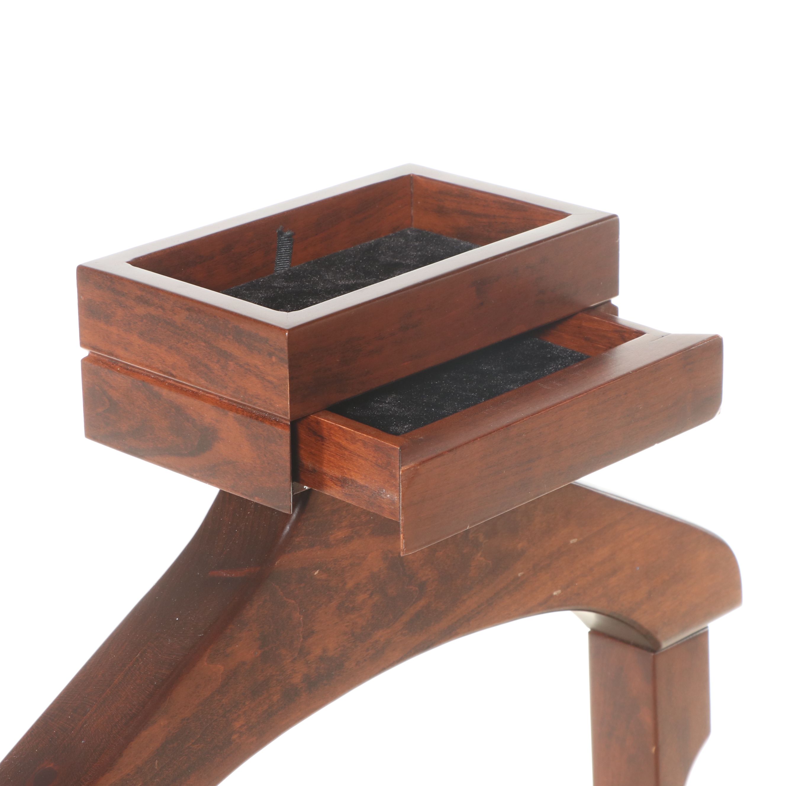 Craftsman Style Oak Valet Stand, 20th Century