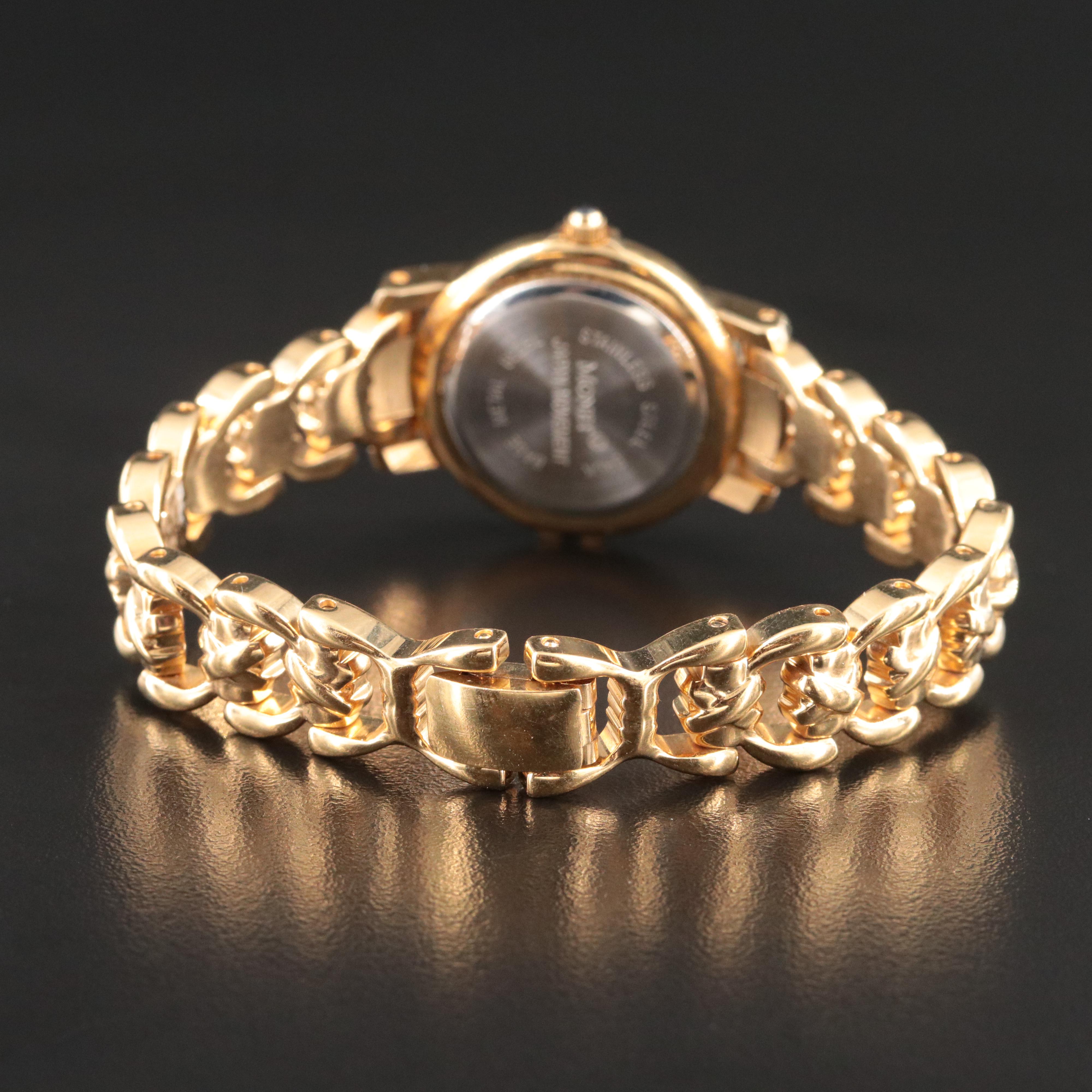 Monet Gold-Tone Watch