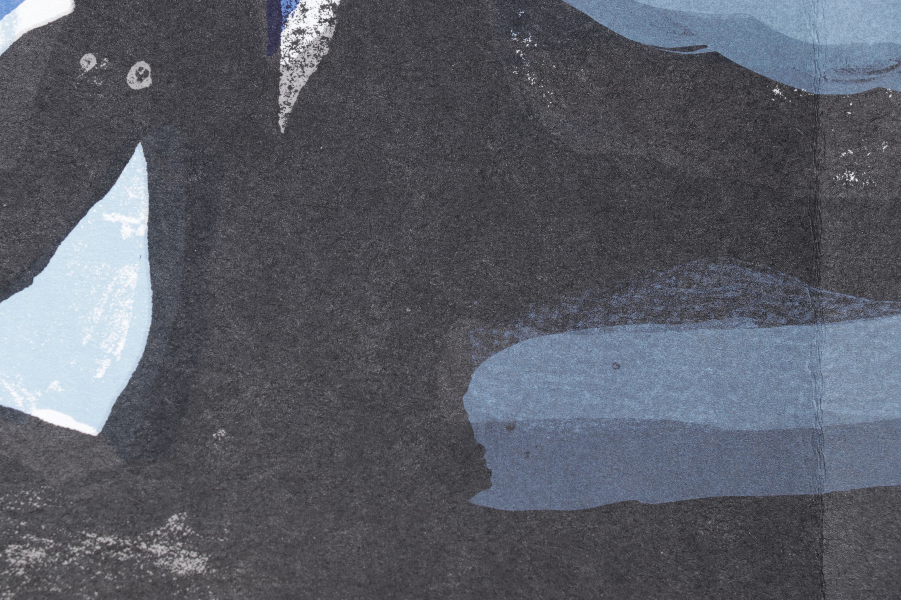 Bram van Velde Double-Page Color Lithograph for "Derrière le Miroir," 1975