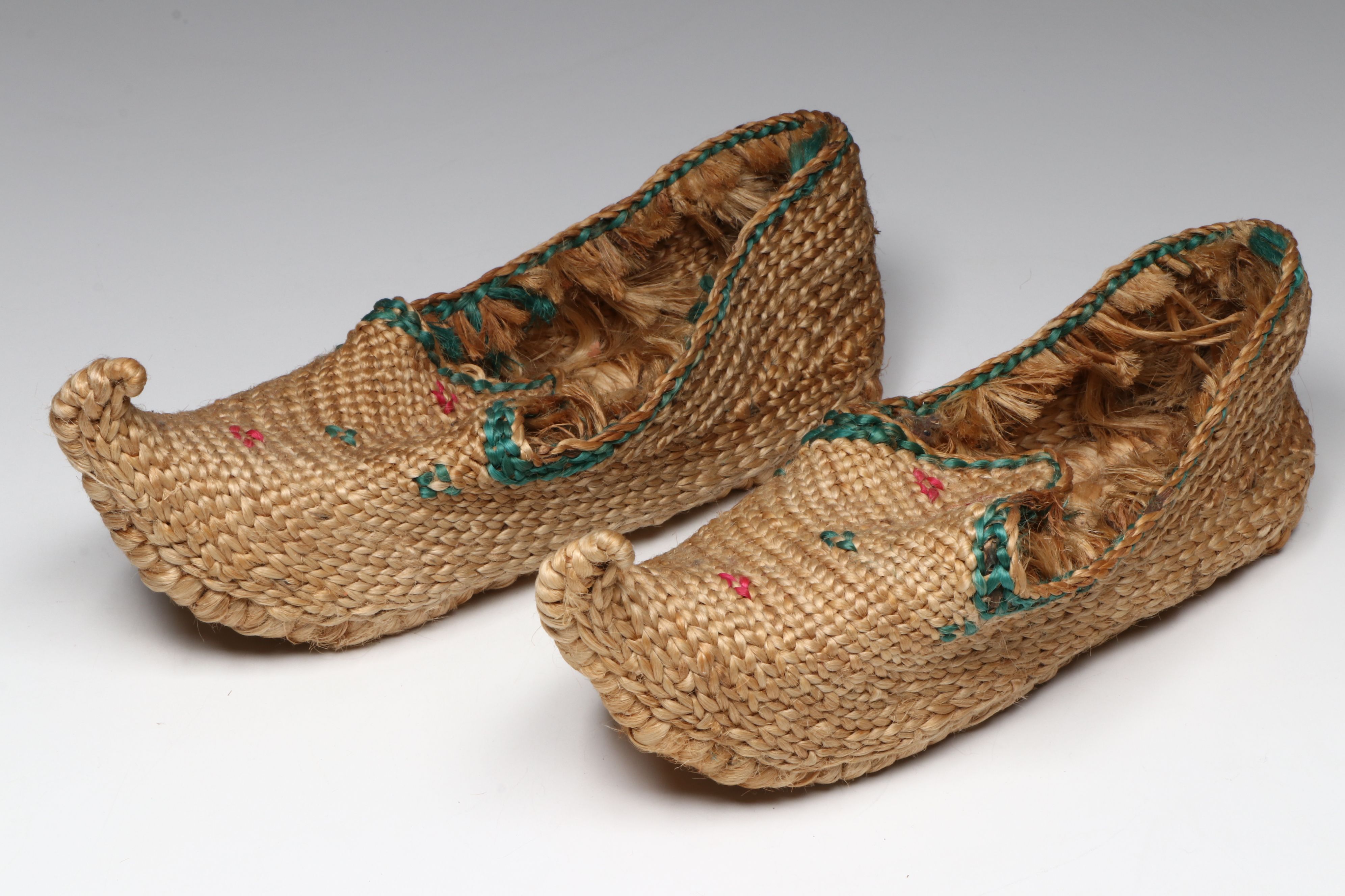 Nepali, Chinese and Korean Handwoven Shoes and Sandals