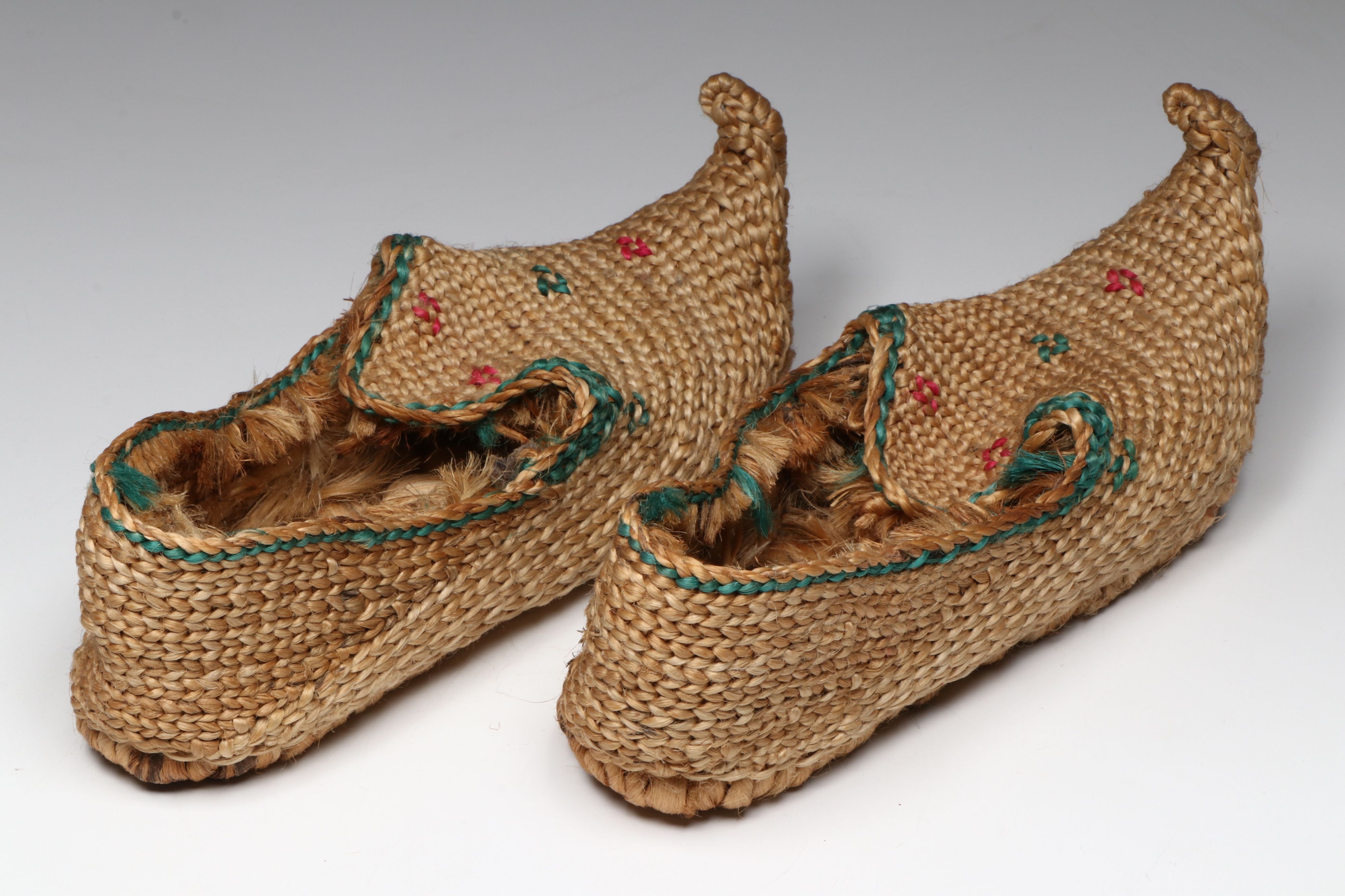 Nepali, Chinese and Korean Handwoven Shoes and Sandals