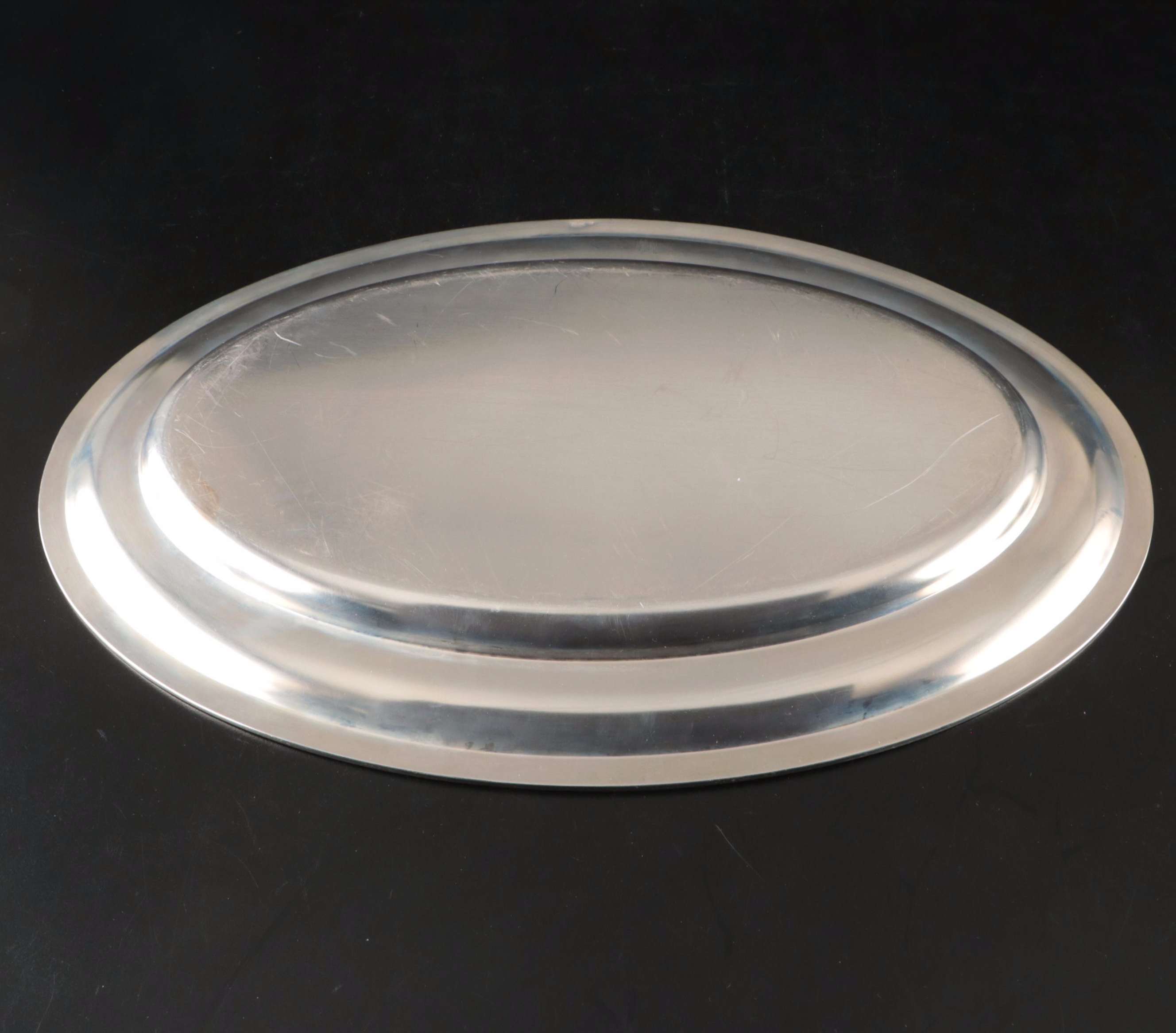 Orwisa Silver Finish Handled Bowls and Platters