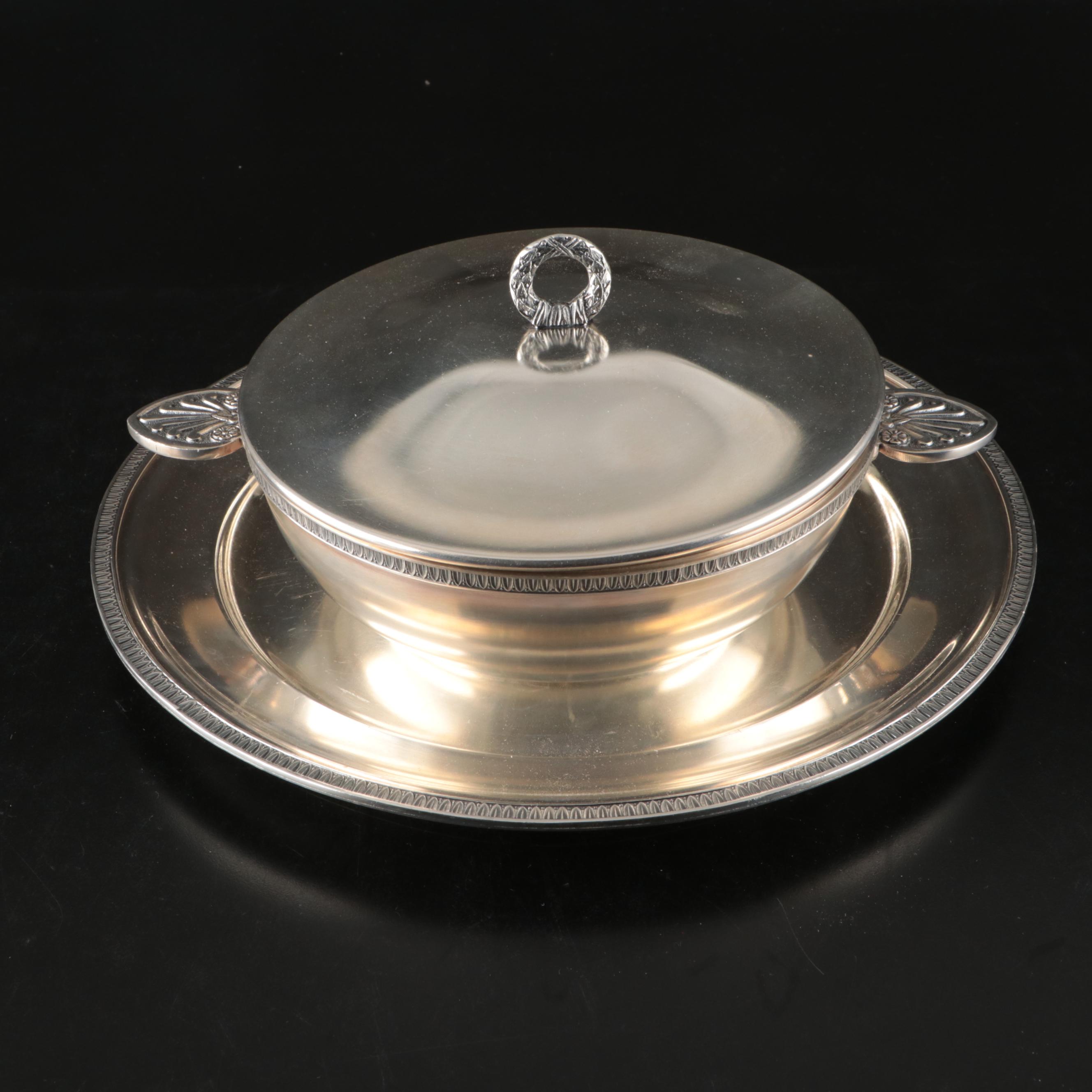 Orwisa Silver Finish Handled Bowls and Platters