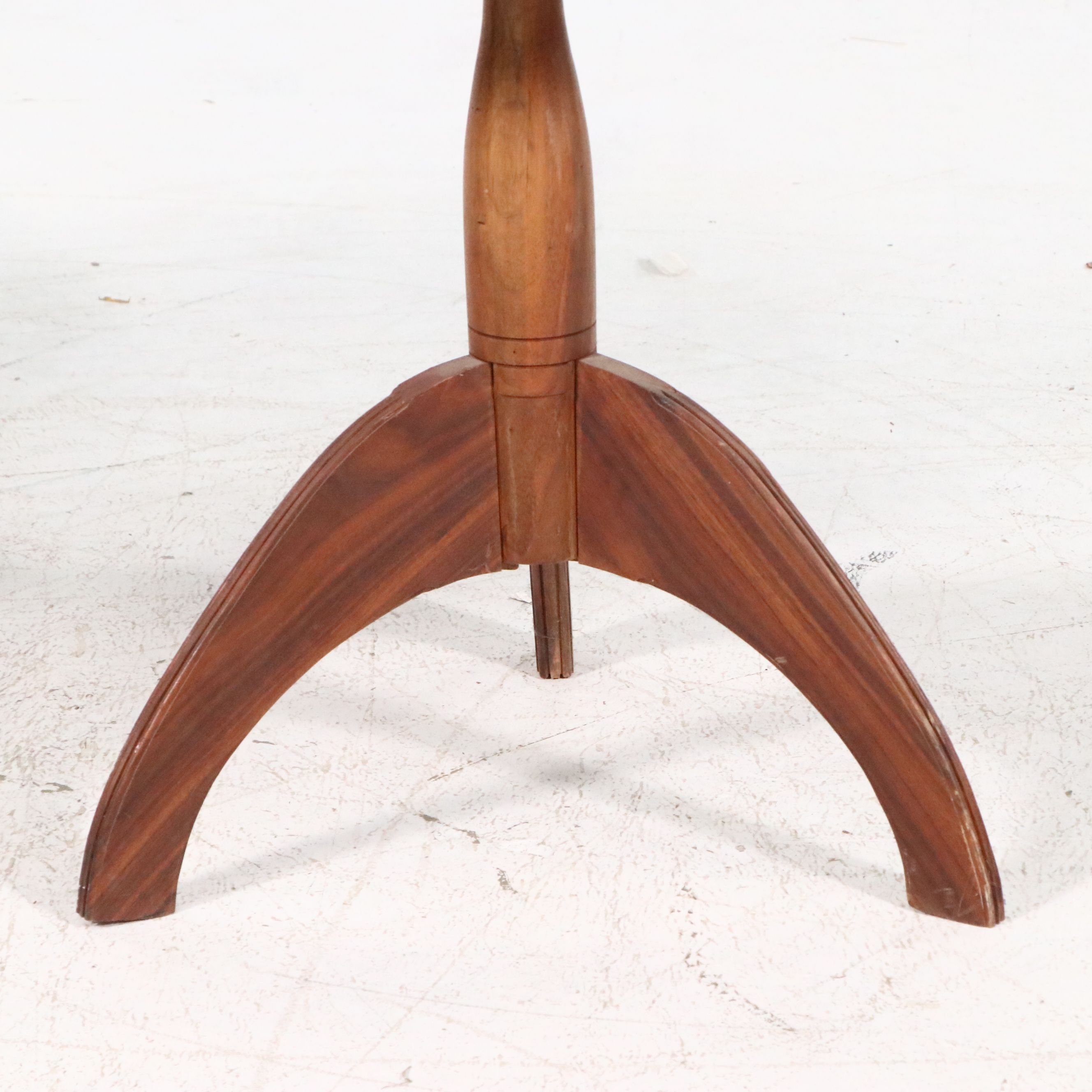 Pair of Bench-Made Walnut Round Side Tables