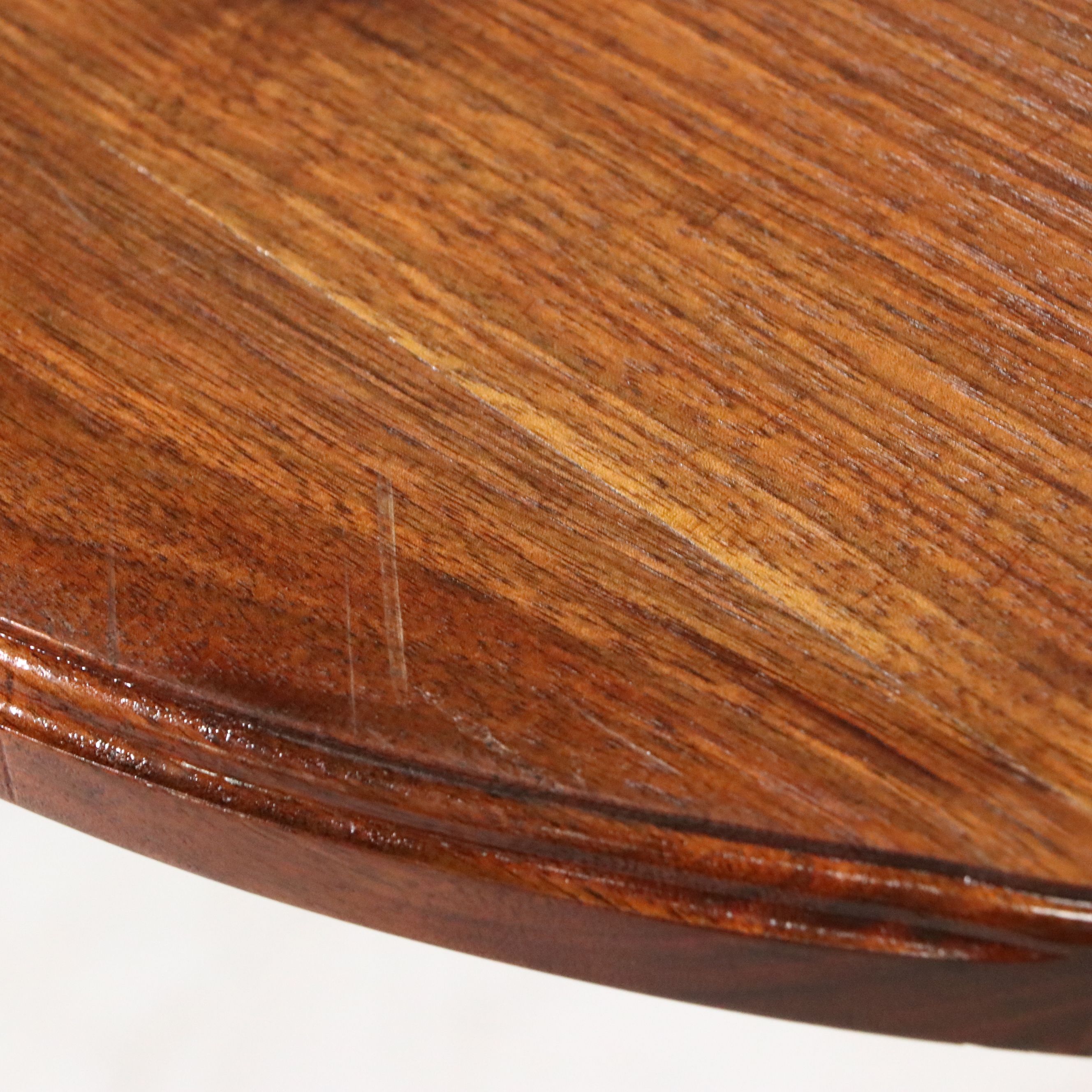 Pair of Bench-Made Walnut Round Side Tables