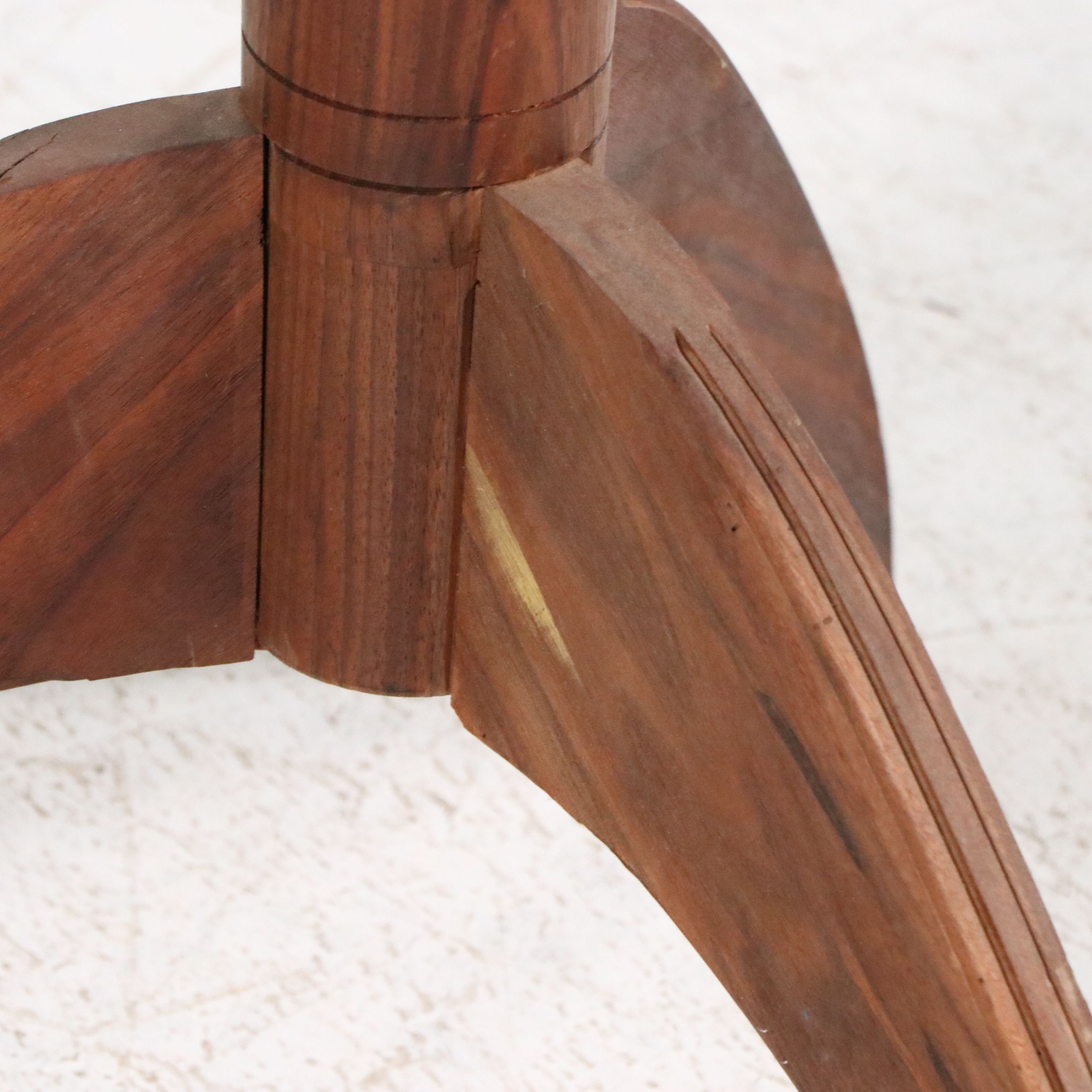 Pair of Bench-Made Walnut Round Side Tables