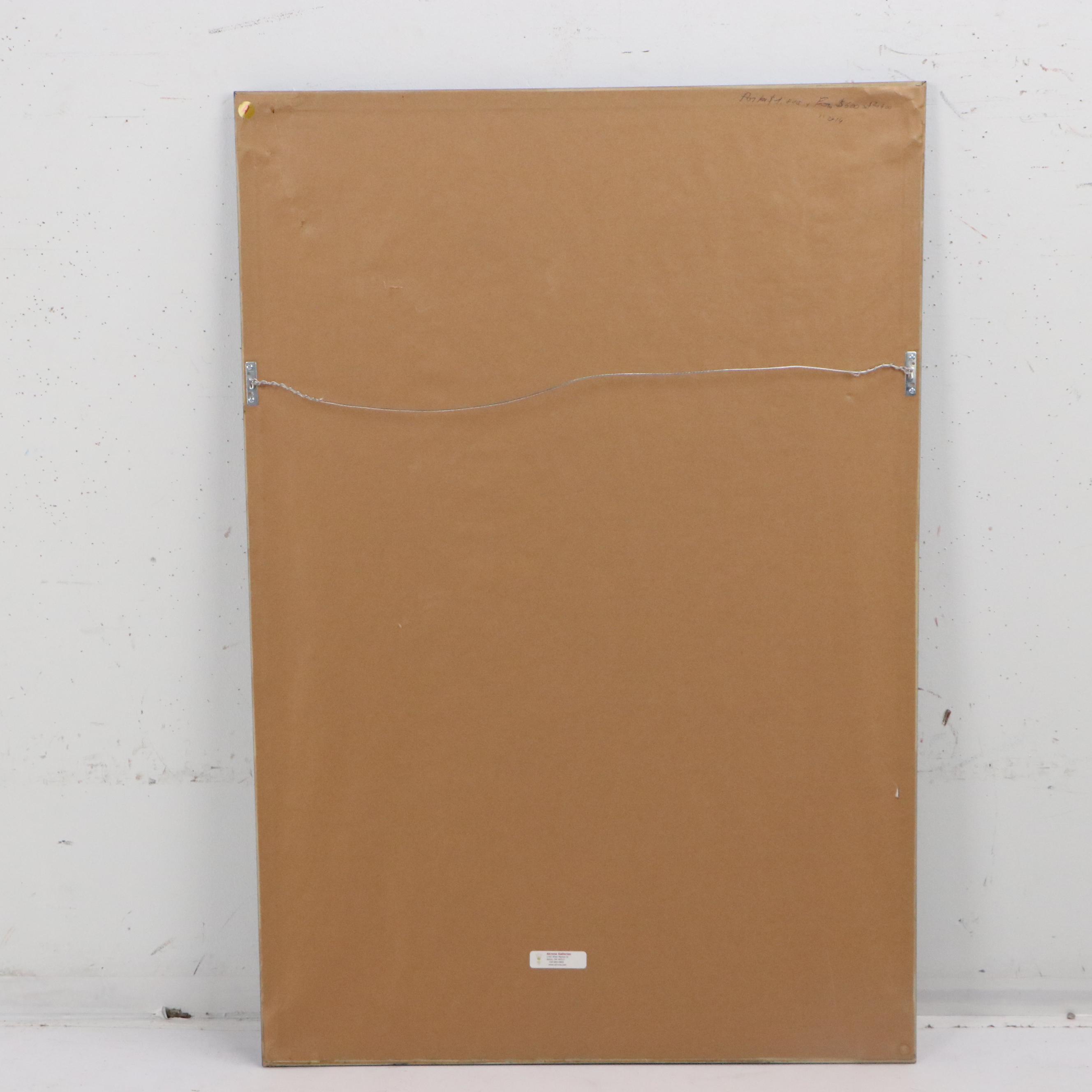 Color Lithograph After Georges Taboureau "La Corse 'En Yacht,'" 1930s