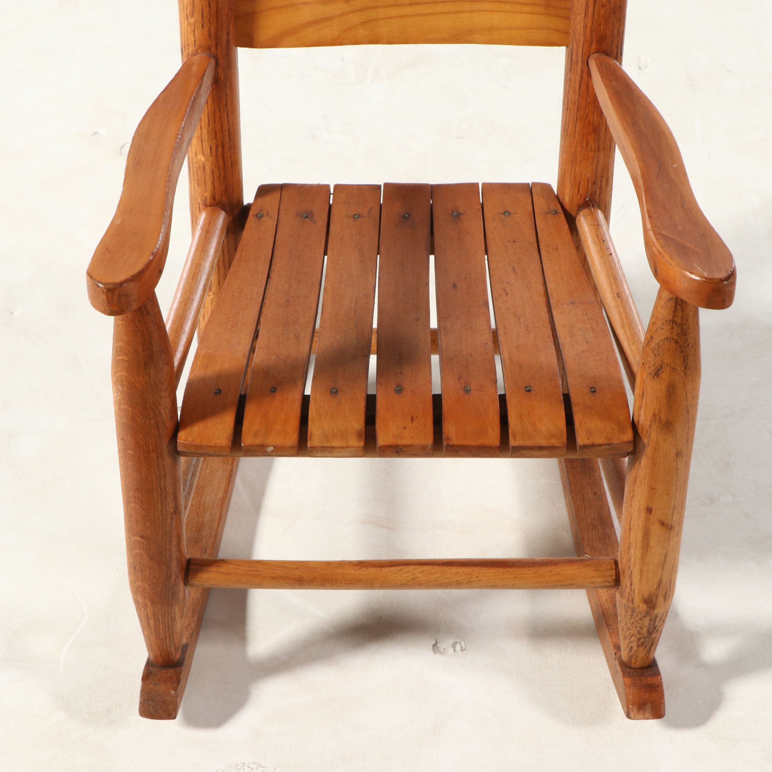 Bench-Made Child's Rocking Chair and Side Table