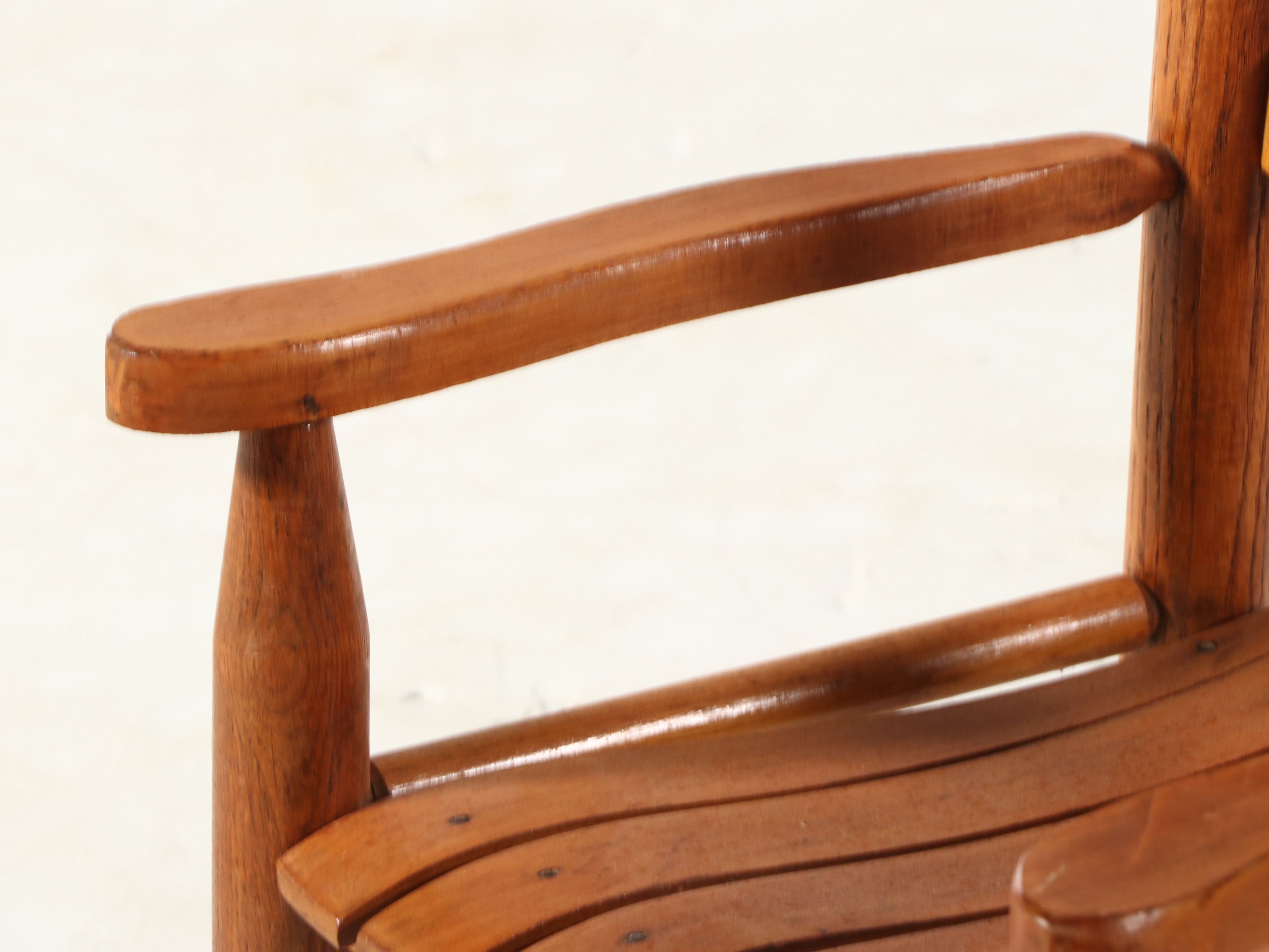 Bench-Made Child's Rocking Chair and Side Table