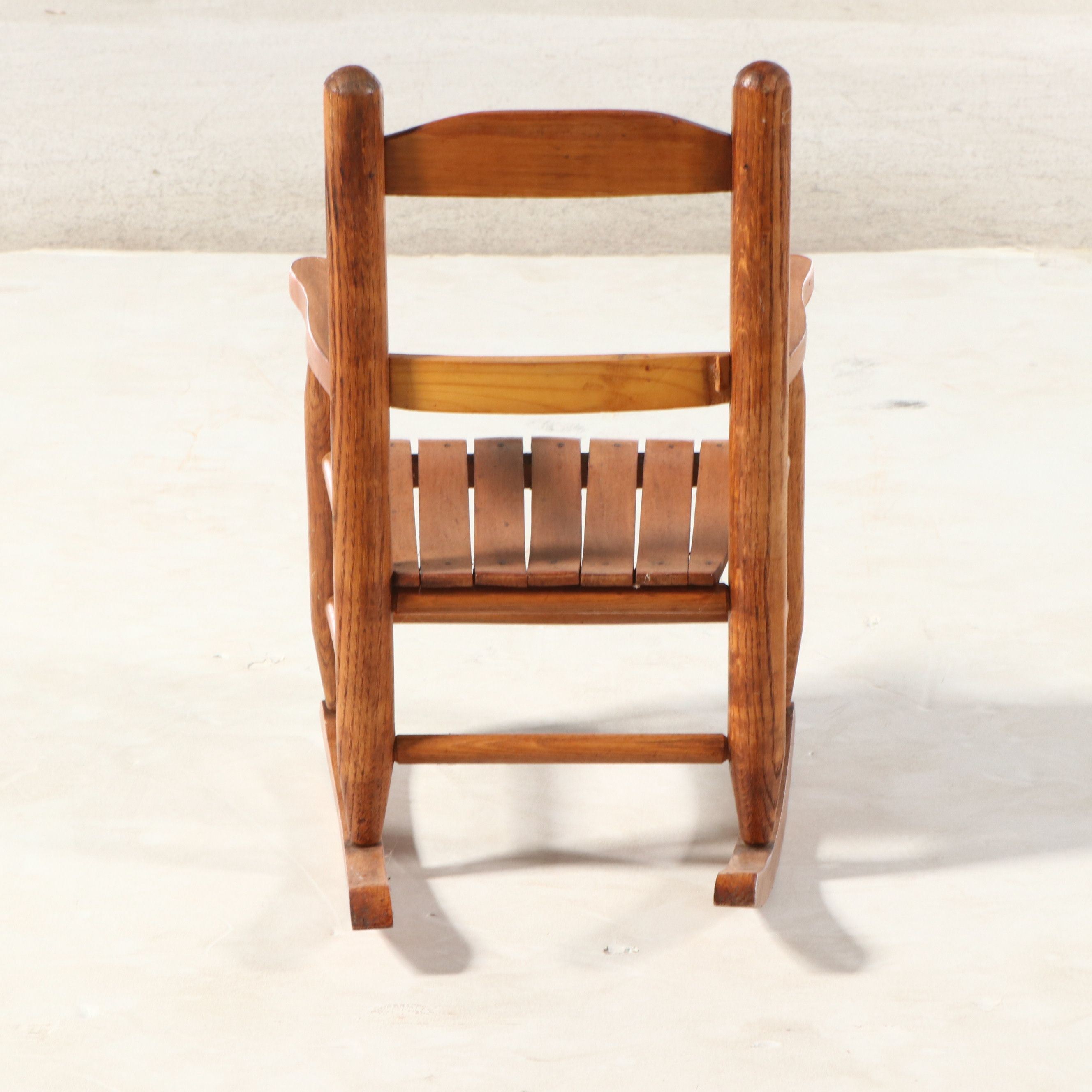 Bench-Made Child's Rocking Chair and Side Table