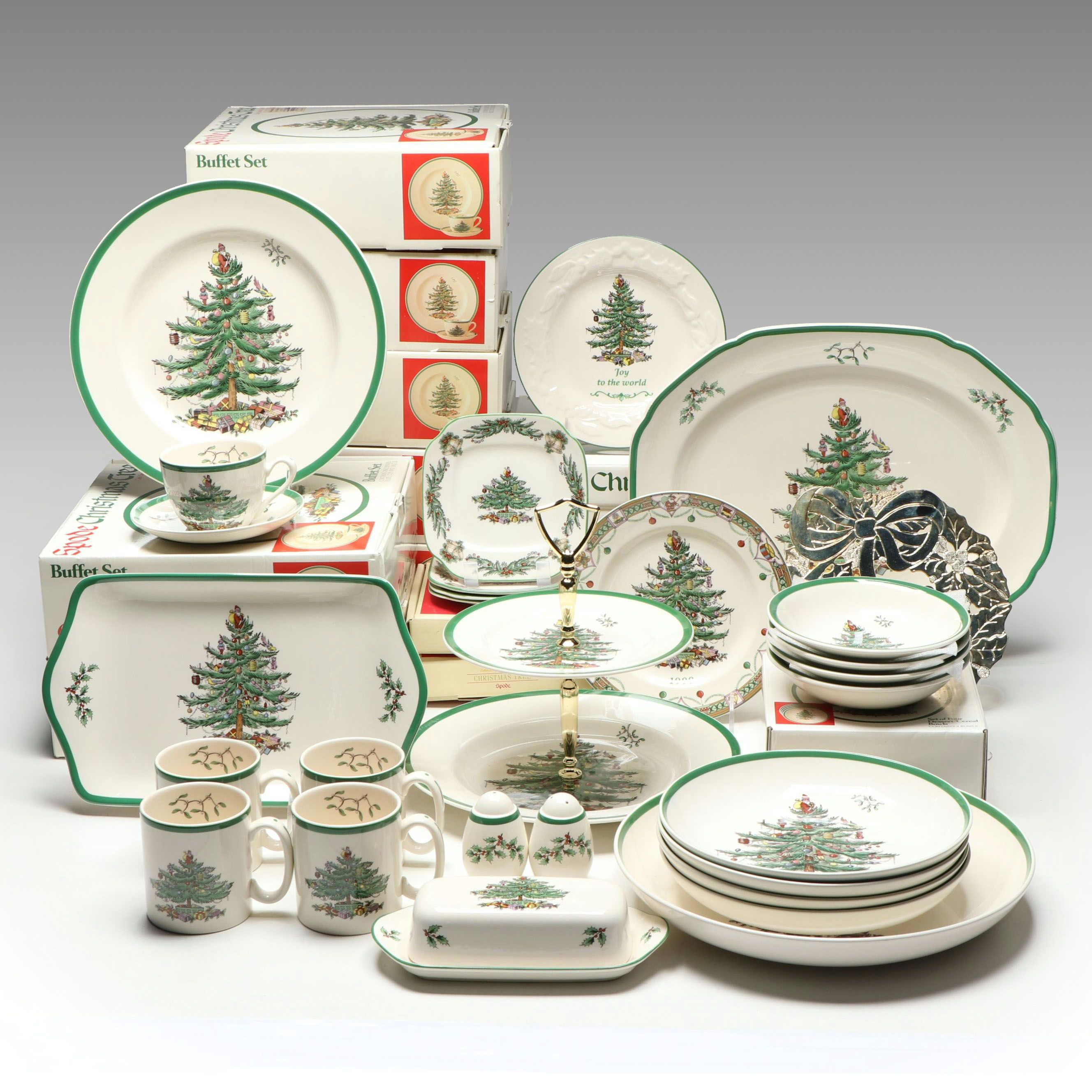 Spode "Christmas Tree" Ceramic Collector Plates