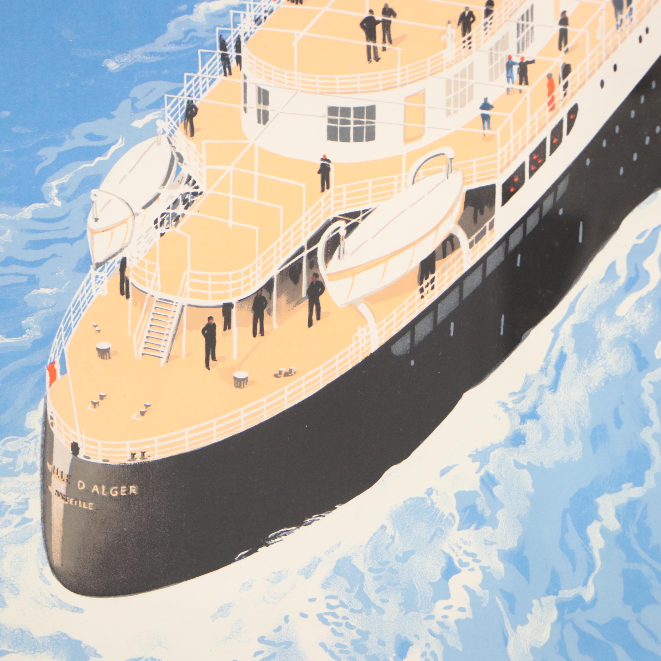 Color Lithograph Advertisement After Georges Taboureau, Late 19th - 20th Century