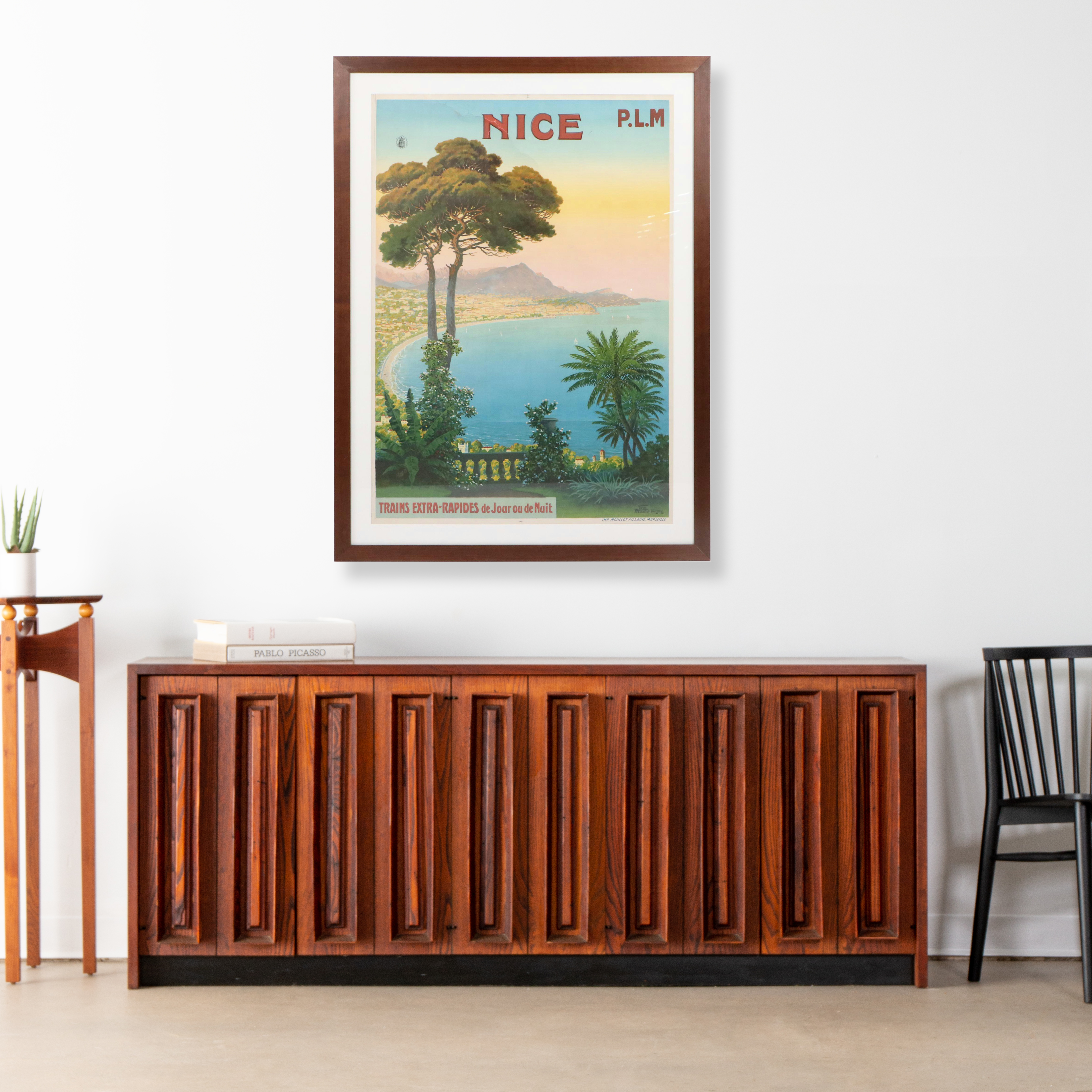 Color Lithograph Travel Poster After Tom Morel de Tanguy, Early 20th Century