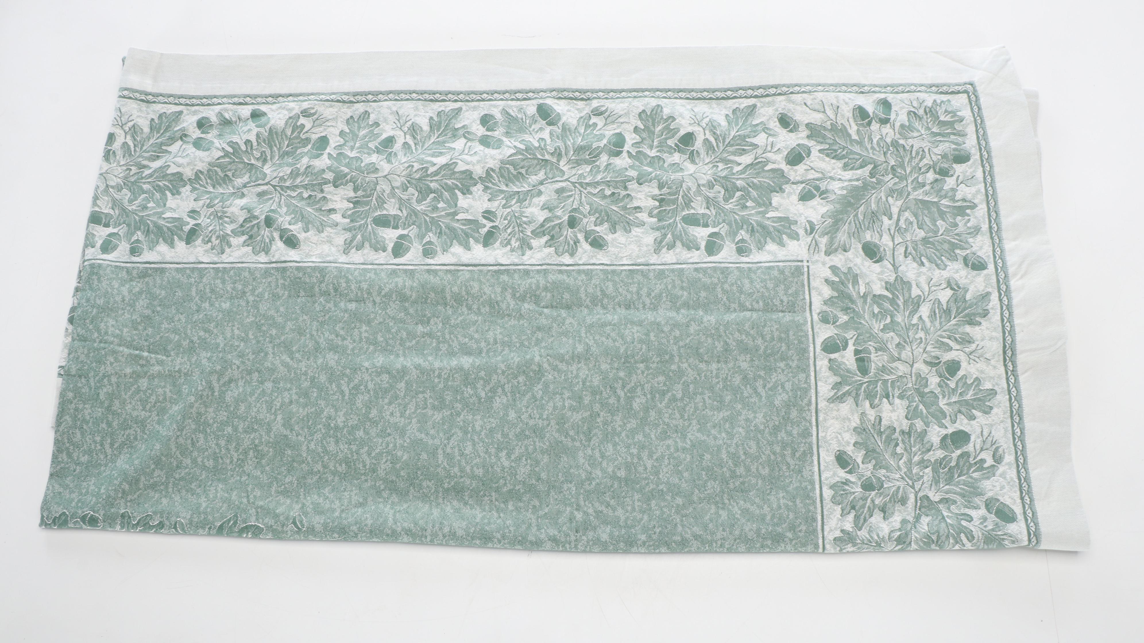 Spode Table Runner, Thro Sequin Table Runner, and More Table Linens