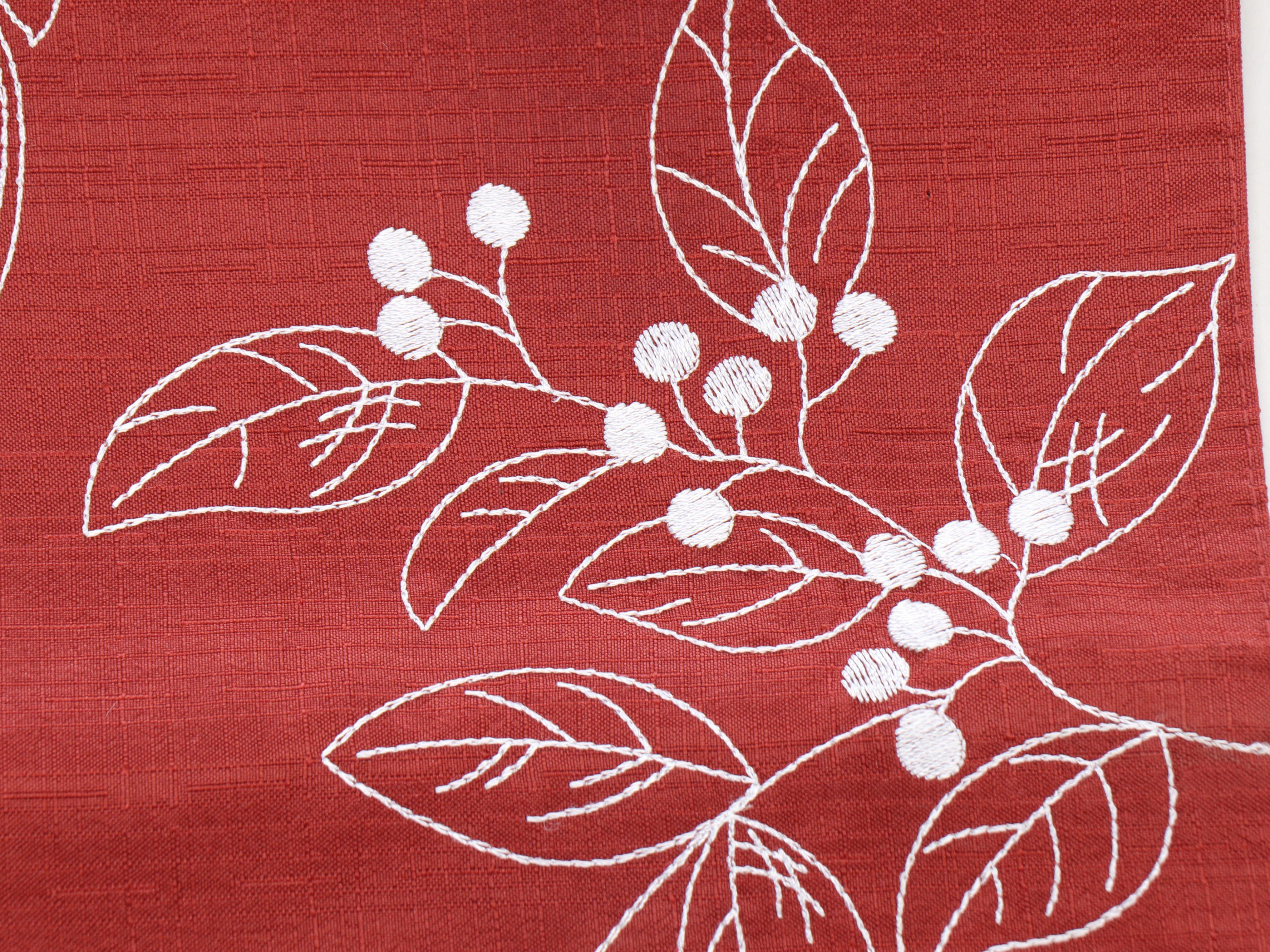 Spode Table Runner, Thro Sequin Table Runner, and More Table Linens