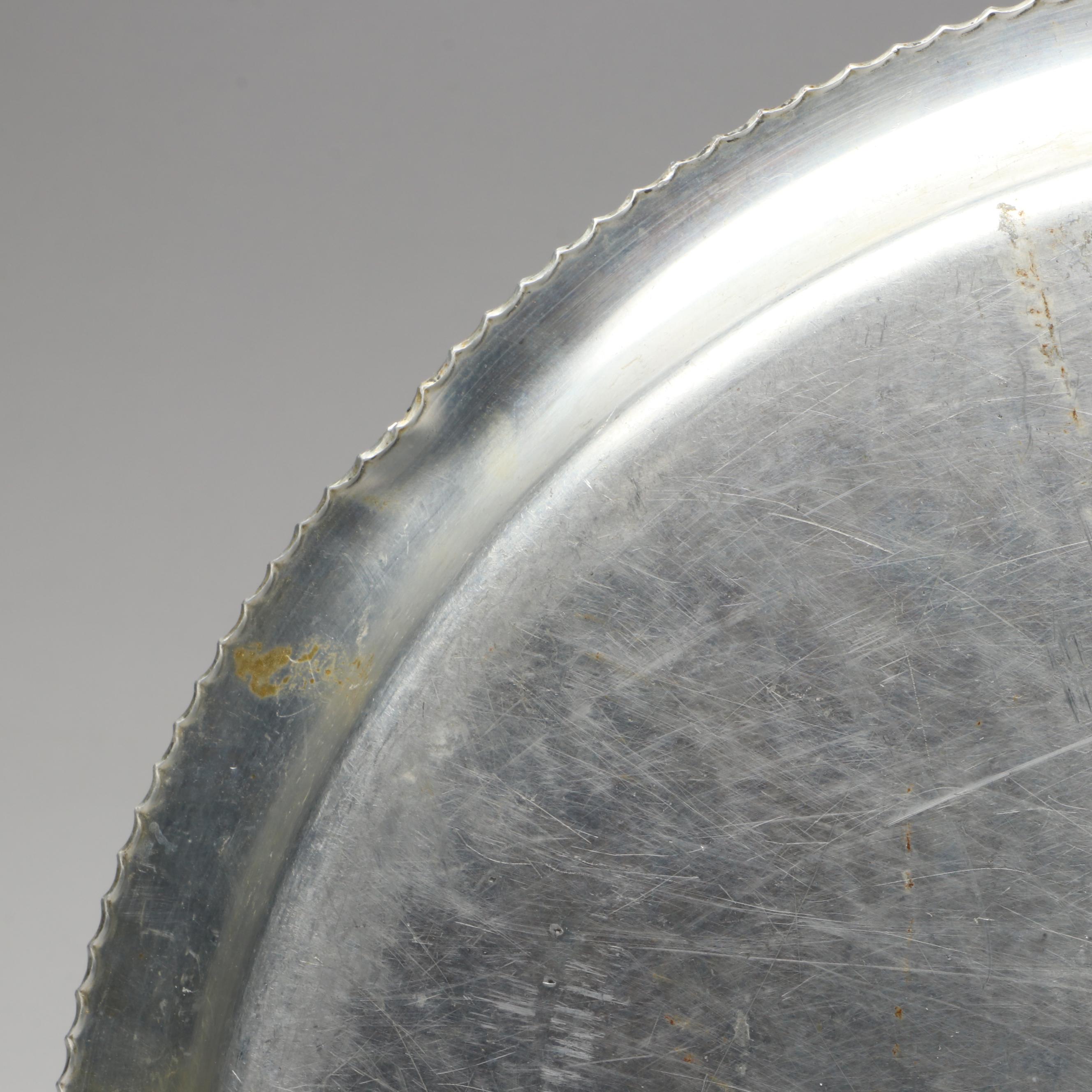 Farberware and Canterbury Arts Hammered Aluminum Serveware