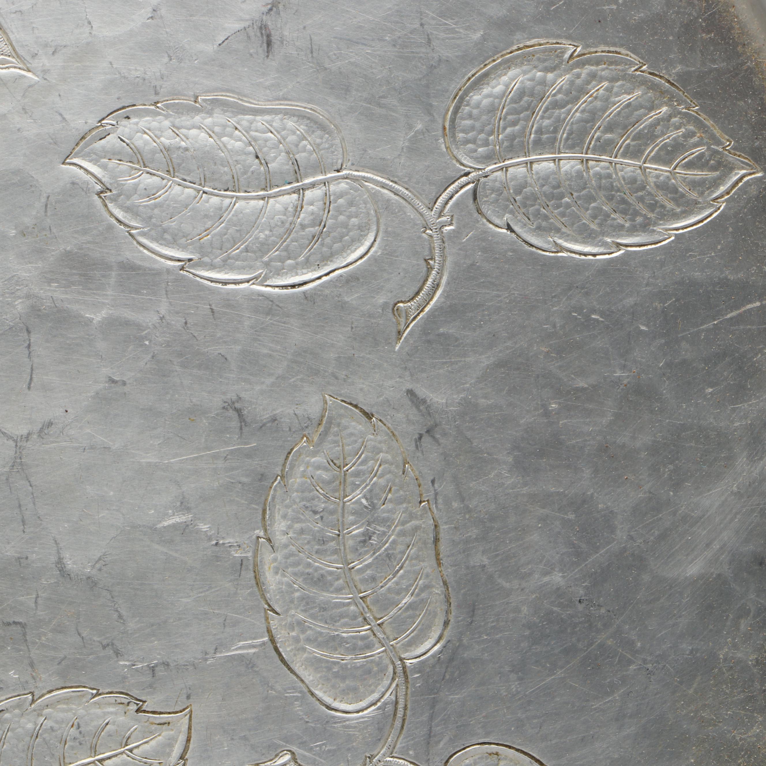 Farberware and Canterbury Arts Hammered Aluminum Serveware