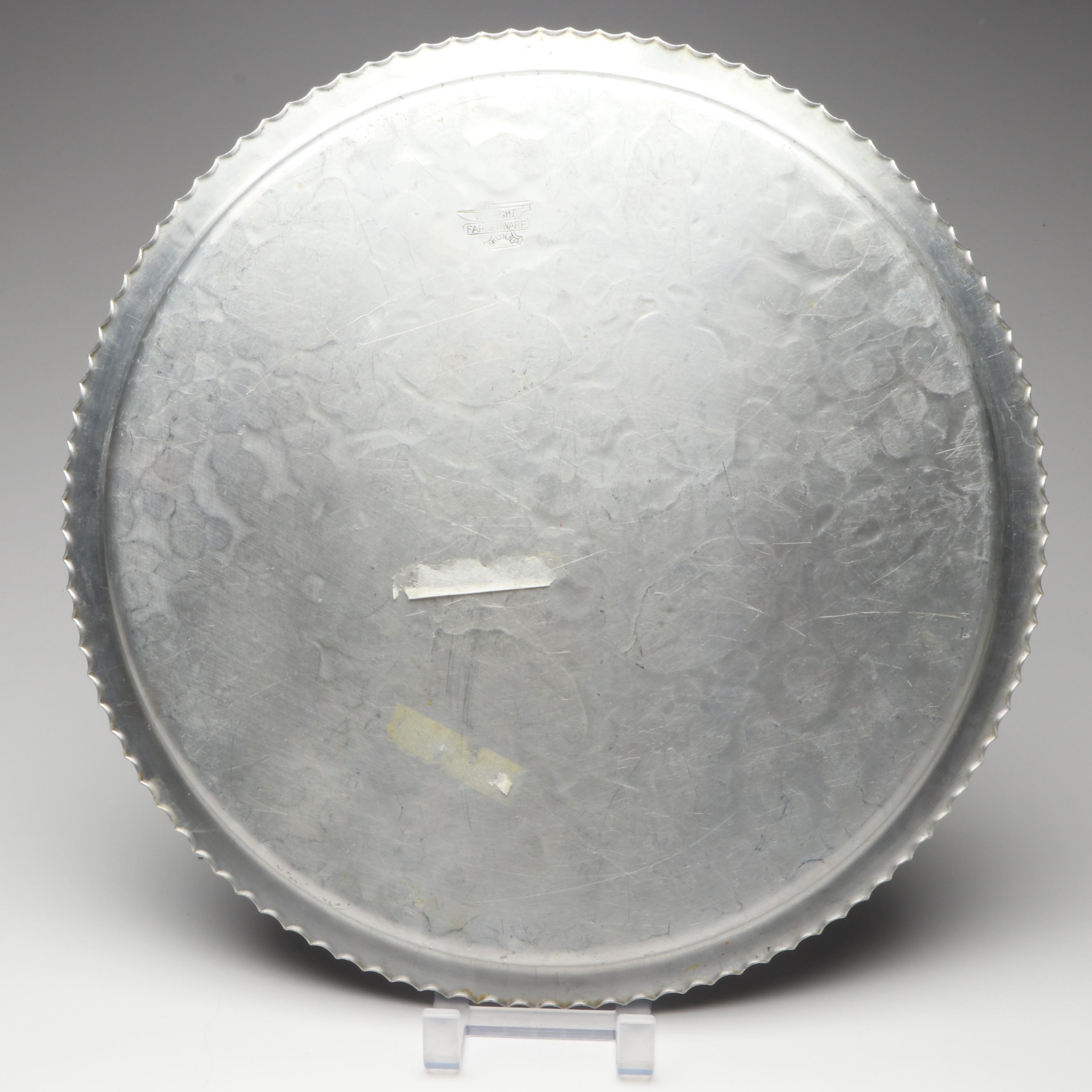 Farberware and Canterbury Arts Hammered Aluminum Serveware