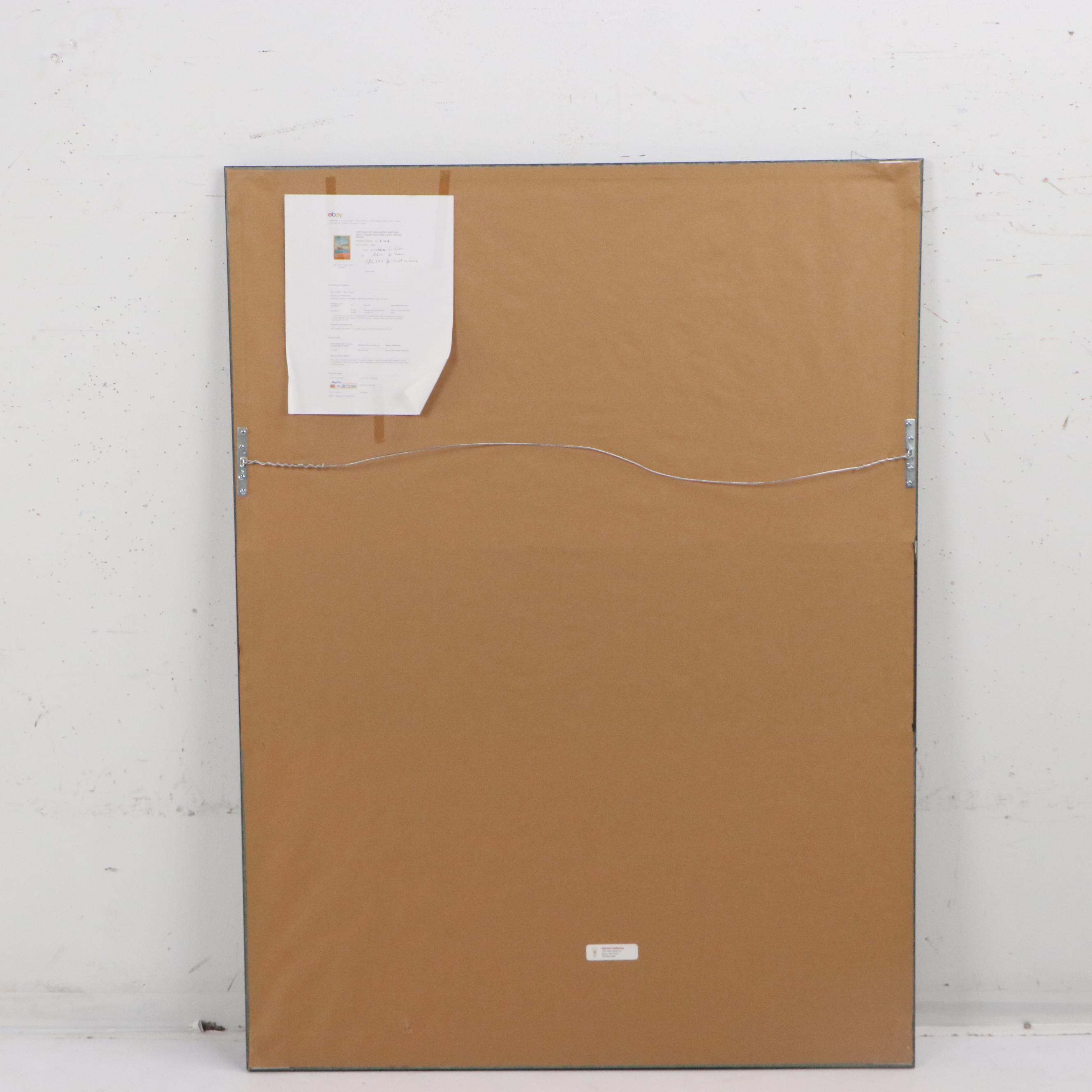 French Color Lithograph Poster for Compagnie Des Messageries Maritimes, c. 1910