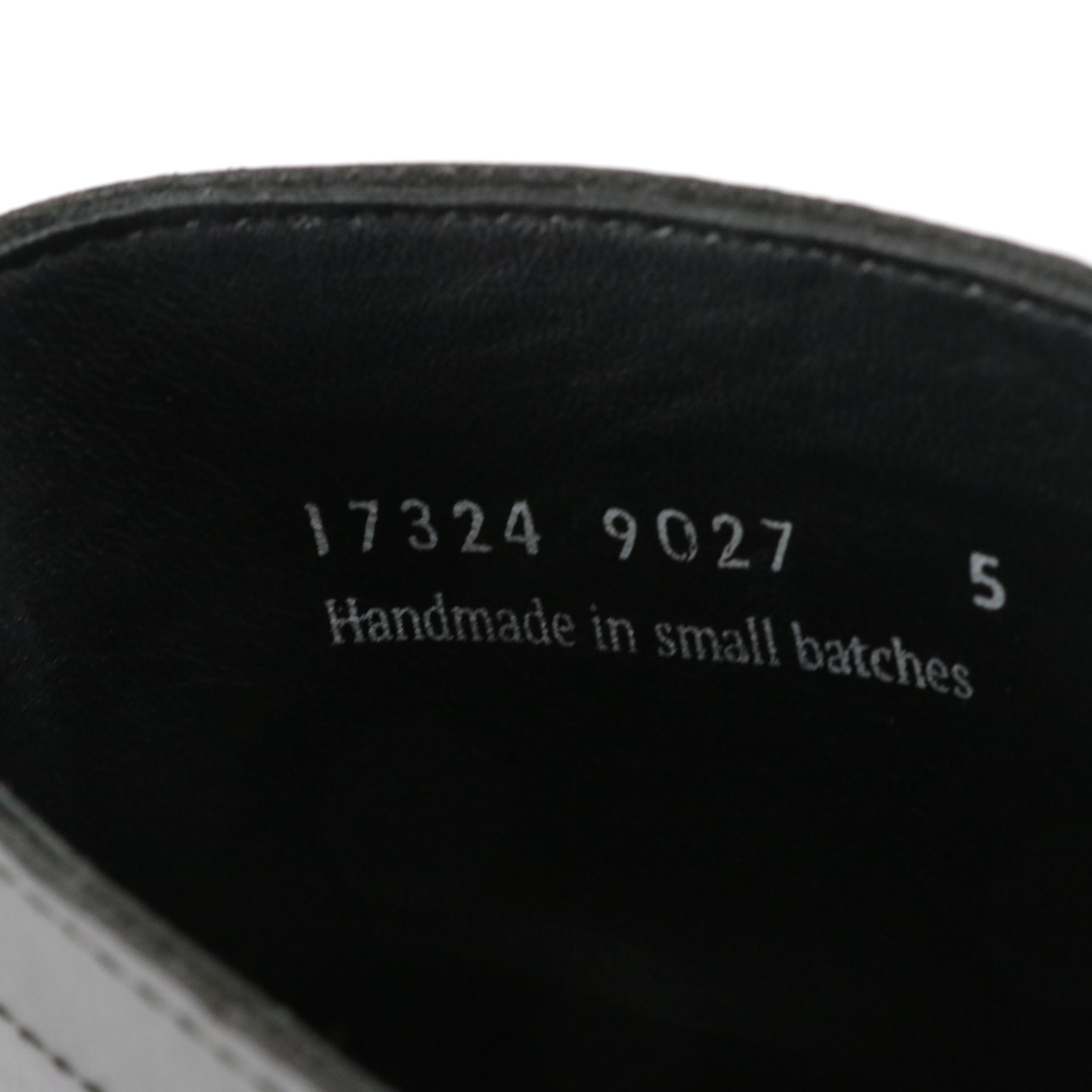 Men's Thursday Boot Co. Captain Lace-Up Boots in Black Leather