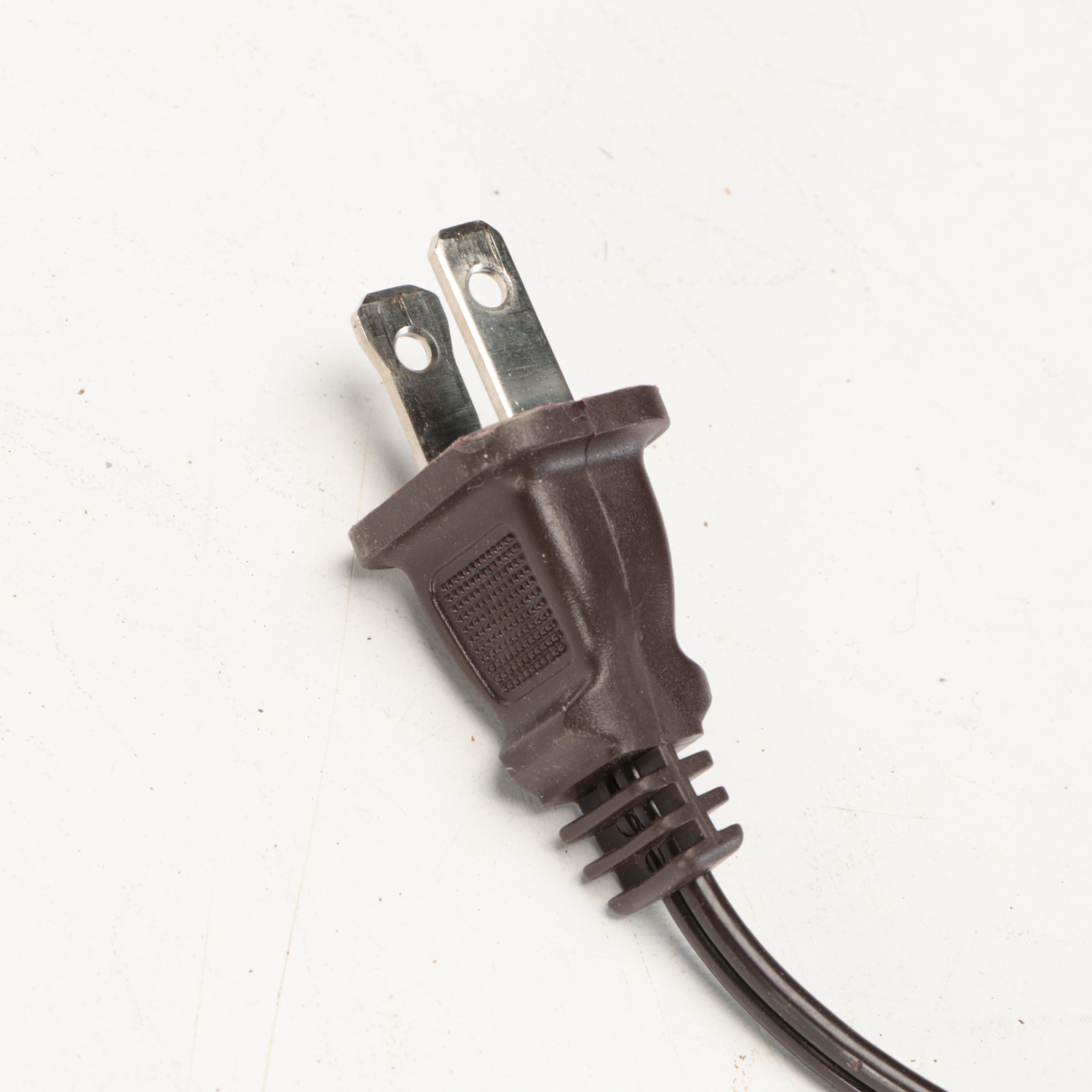 Stained Glass Fish Shade Table Lamp, 1989