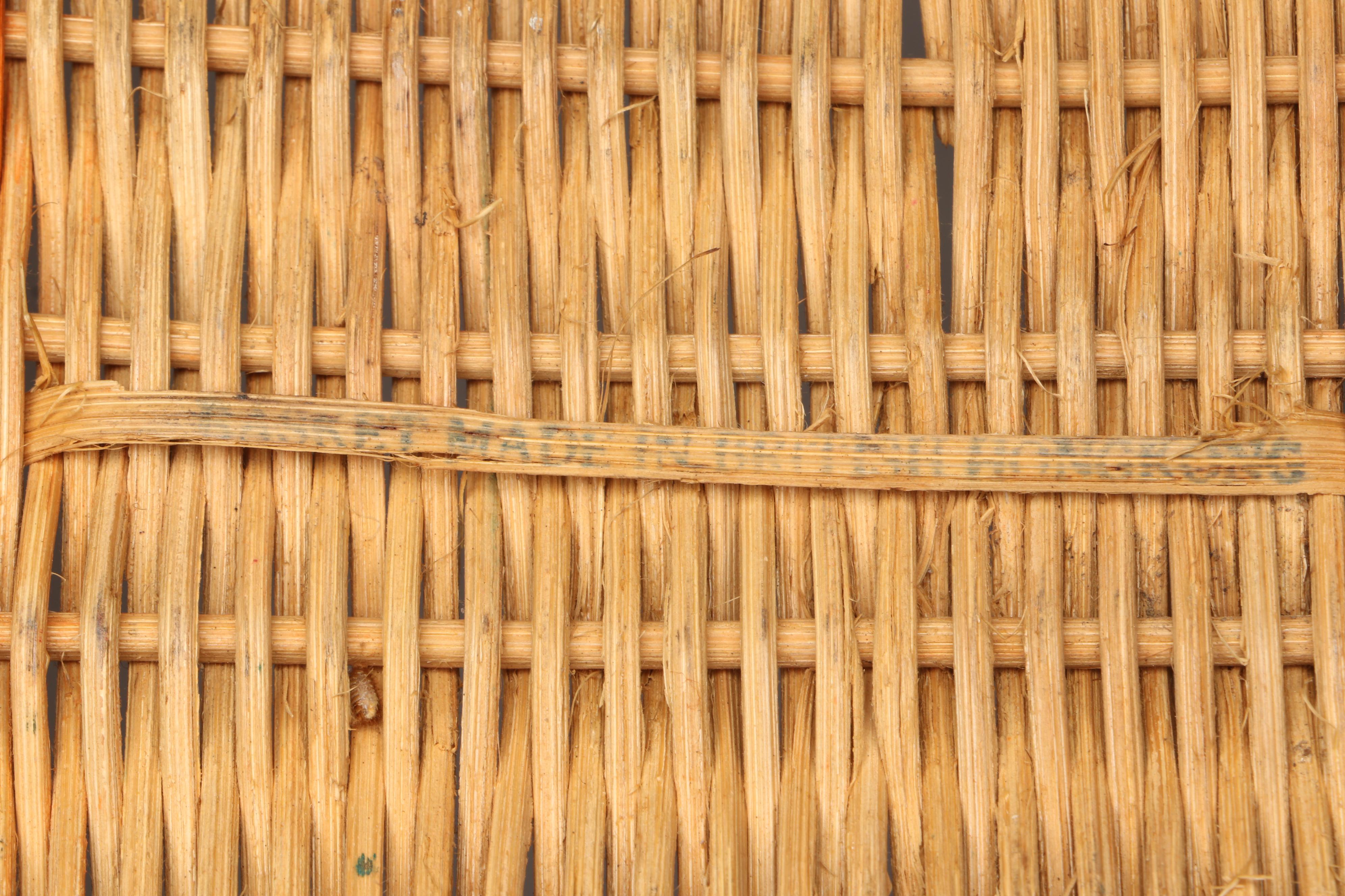 Hand-Woven Lidded and Open Handled Gathering Baskets