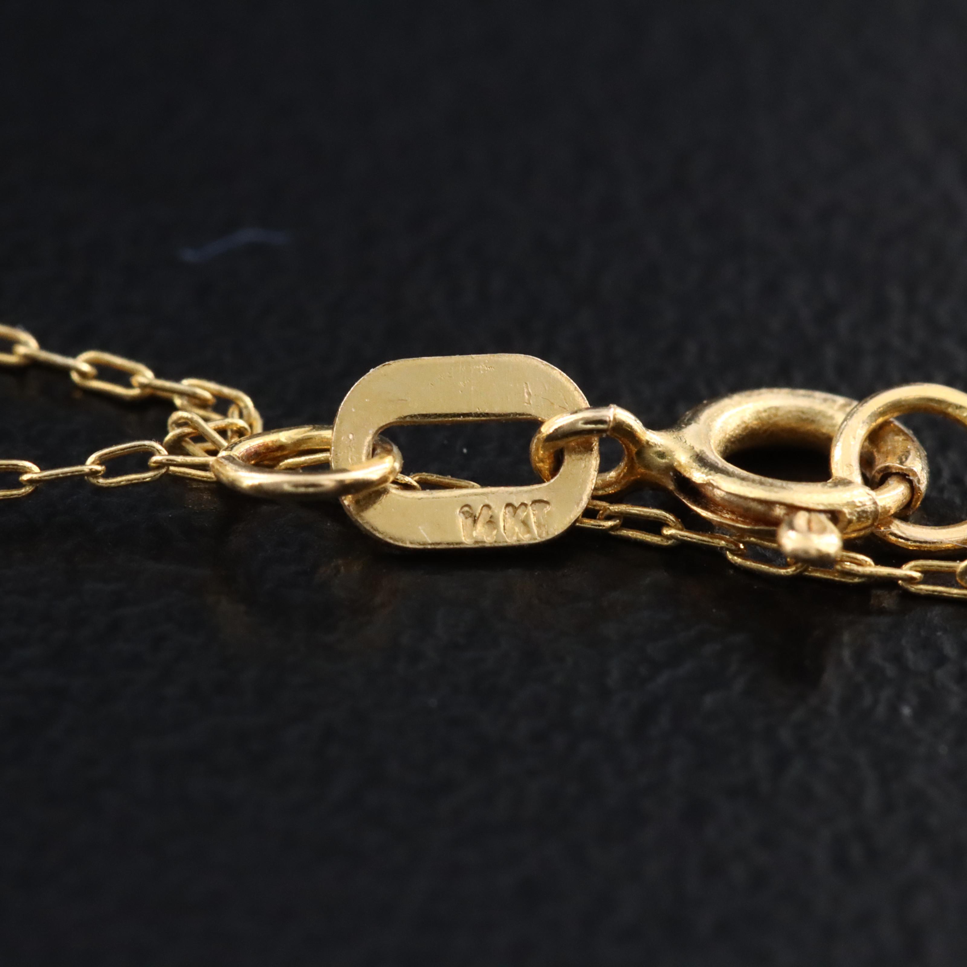 14K Citrine Necklace