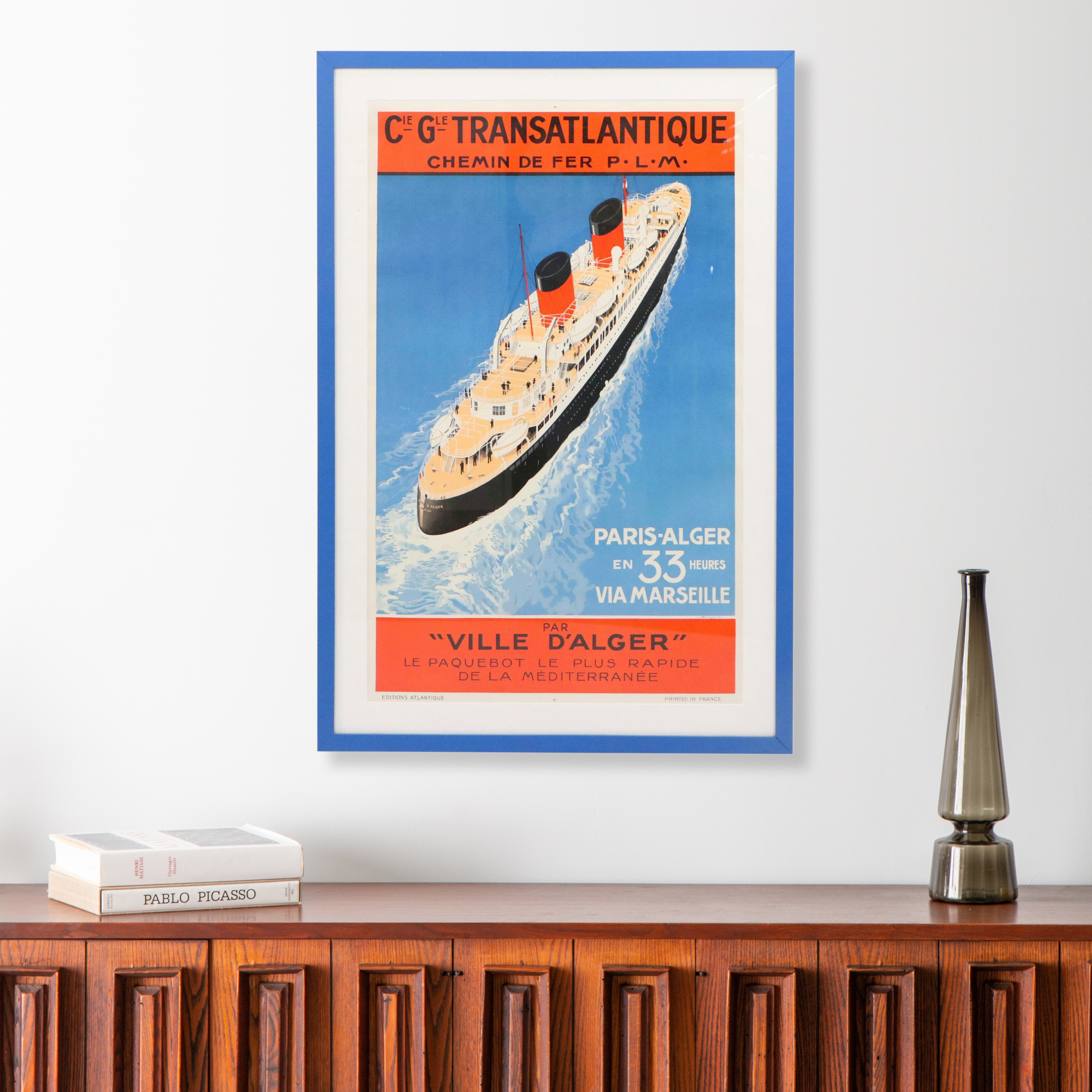 Color Lithograph Advertisement After Georges Taboureau, Late 19th - 20th Century