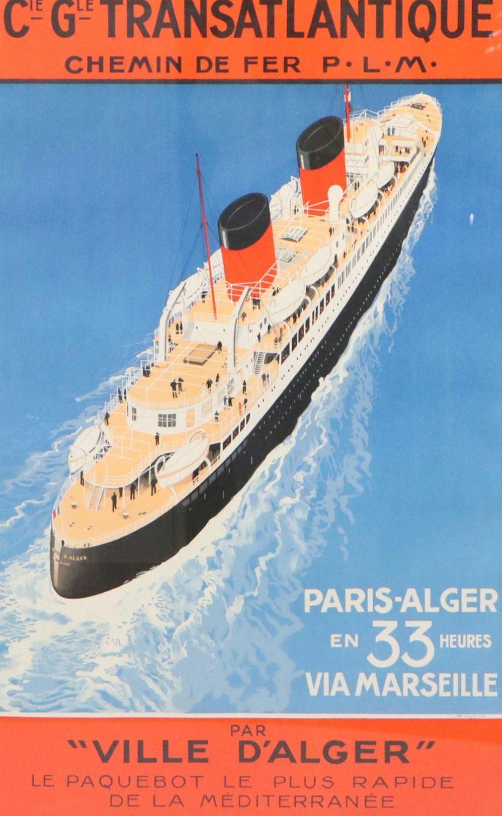 Color Lithograph Advertisement After Georges Taboureau, Late 19th - 20th Century