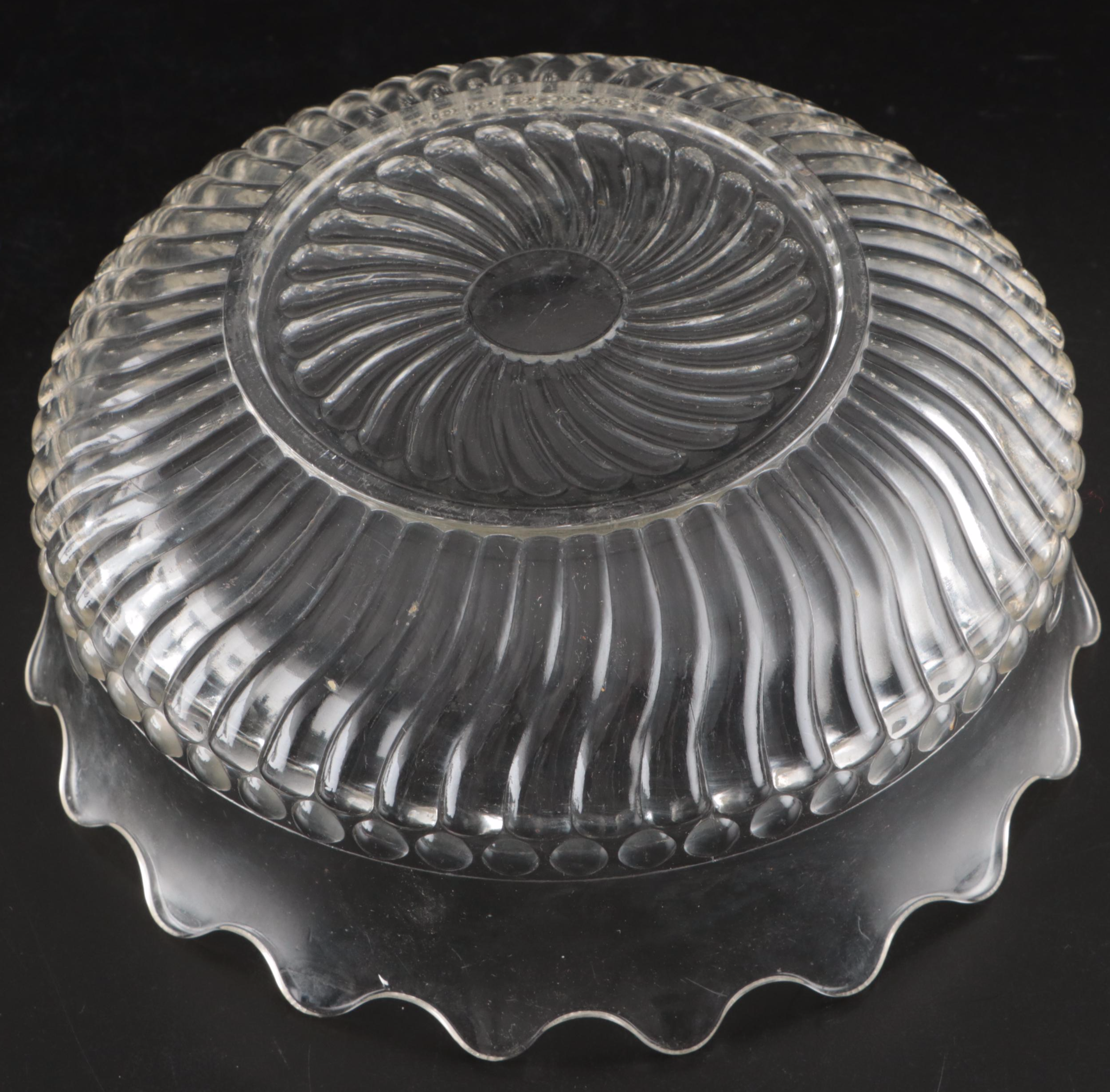 Doyle Glass "Comet Clear" Lidded Compote and Other Vintage and EAPG Glassware