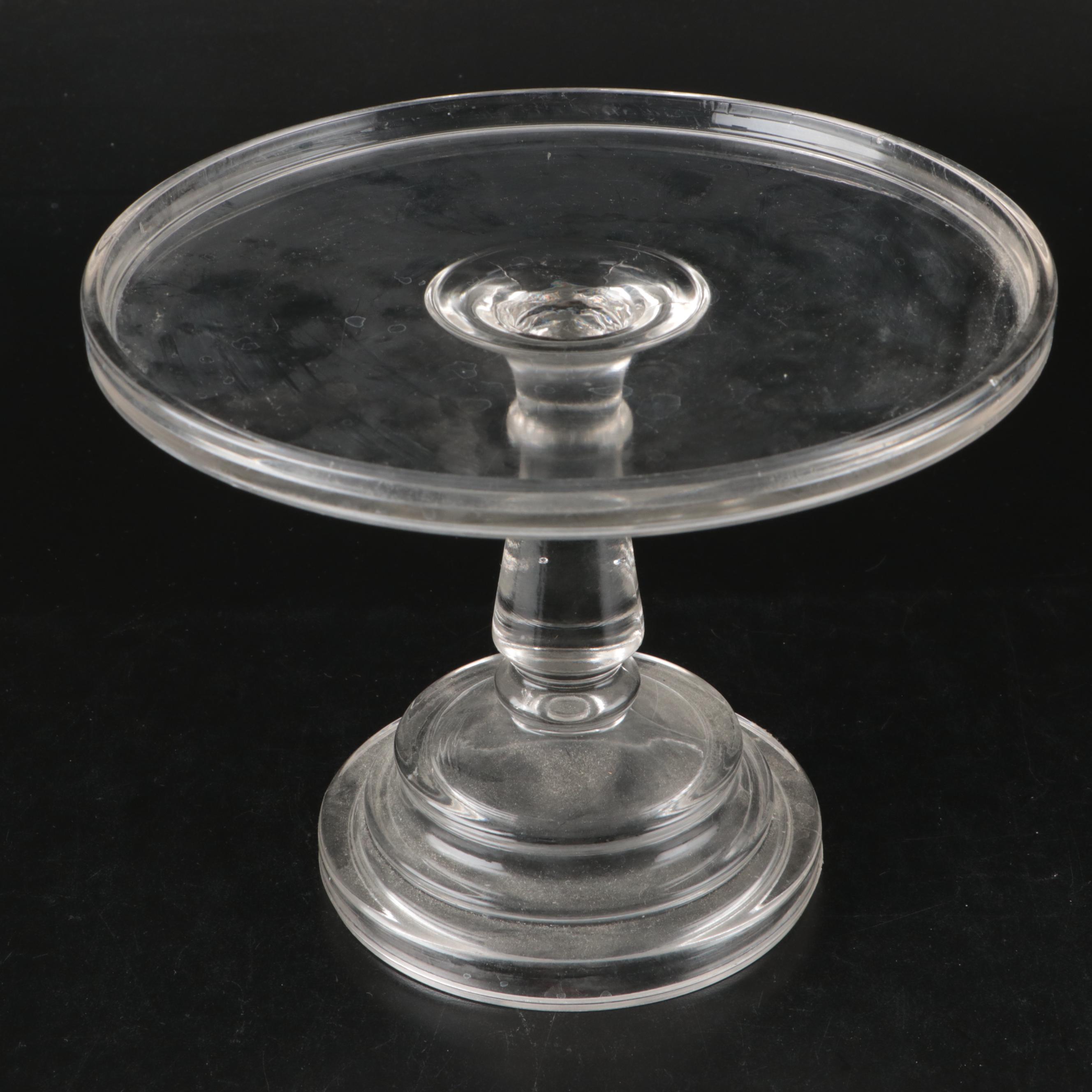 Doyle Glass "Comet Clear" Lidded Compote and Other Vintage and EAPG Glassware