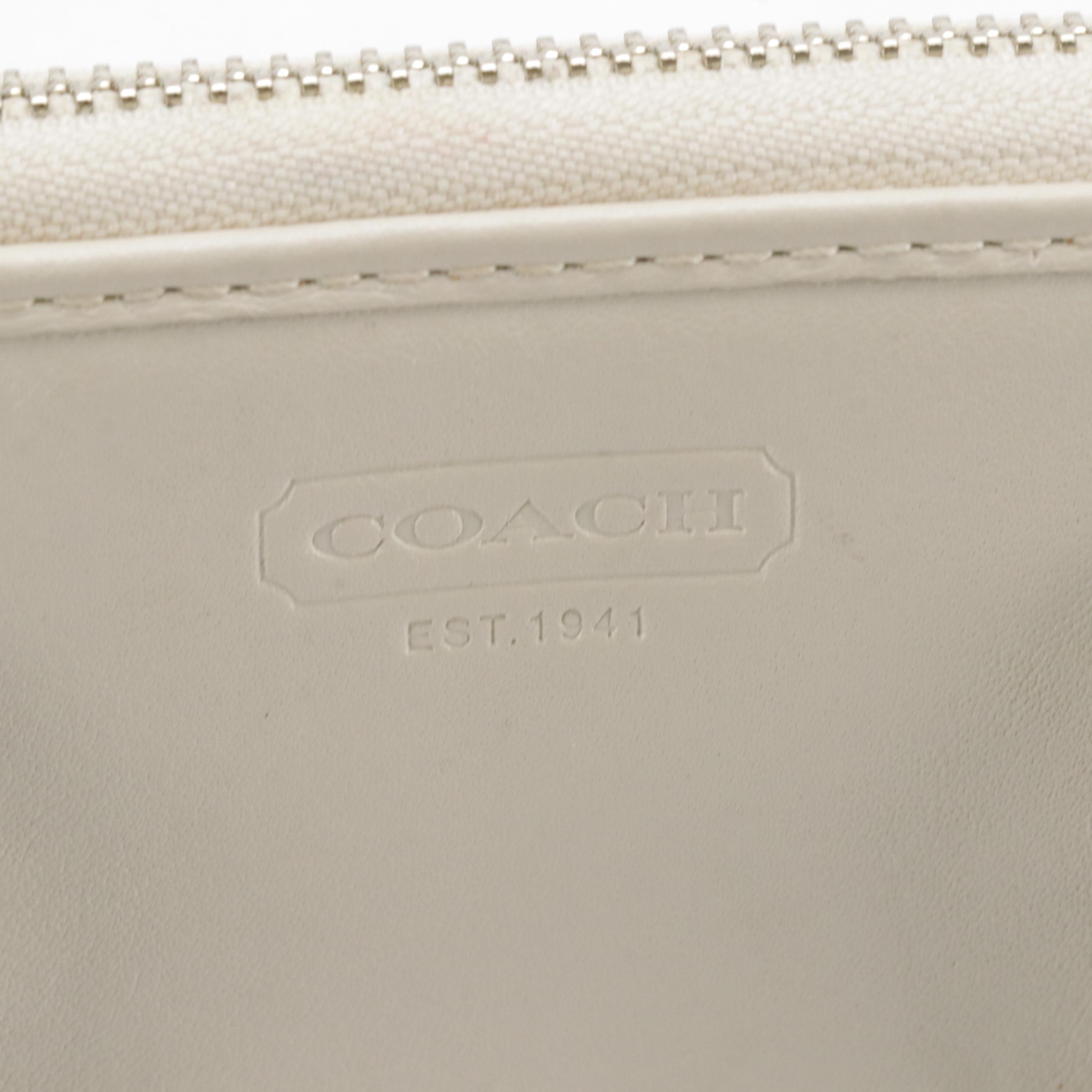 Coach Abbie 9017 Black Leather Crossbody Bag & Buckle Accented Zip-Around Wallet