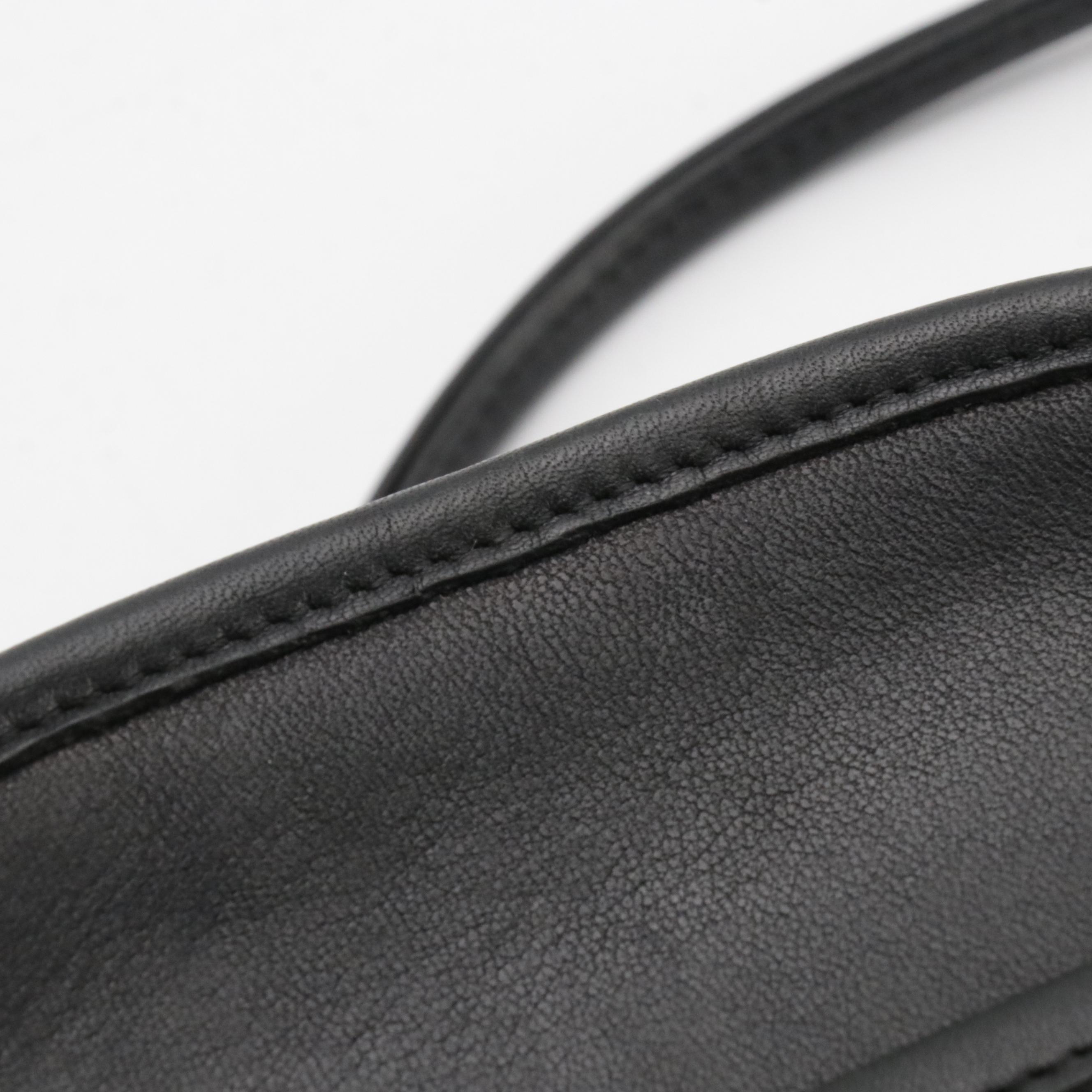 Coach Abbie 9017 Black Leather Crossbody Bag & Buckle Accented Zip-Around Wallet